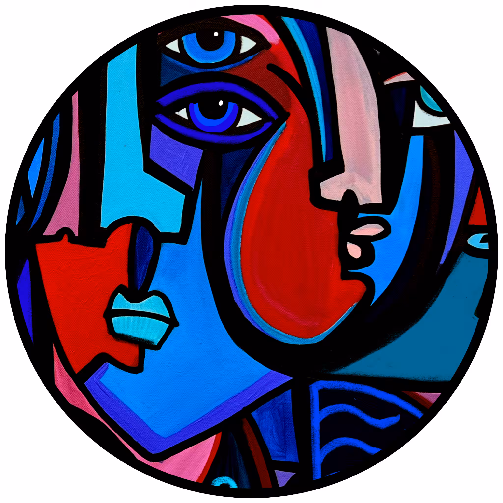 Cubist Circle 168