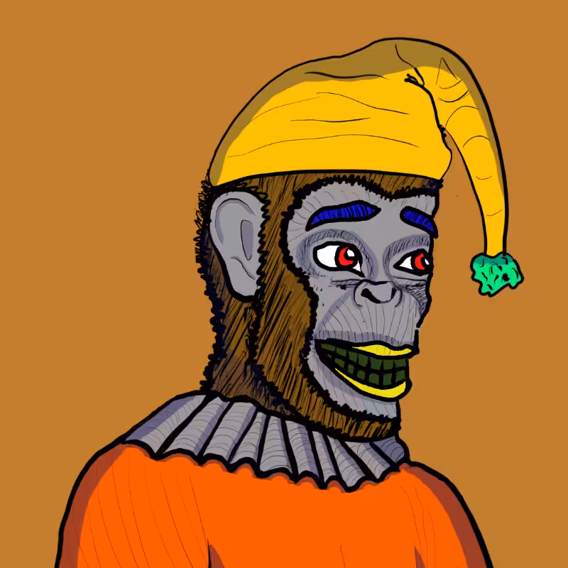 Clown Ape Club Tezos Ultra Superior-CACTUS #26