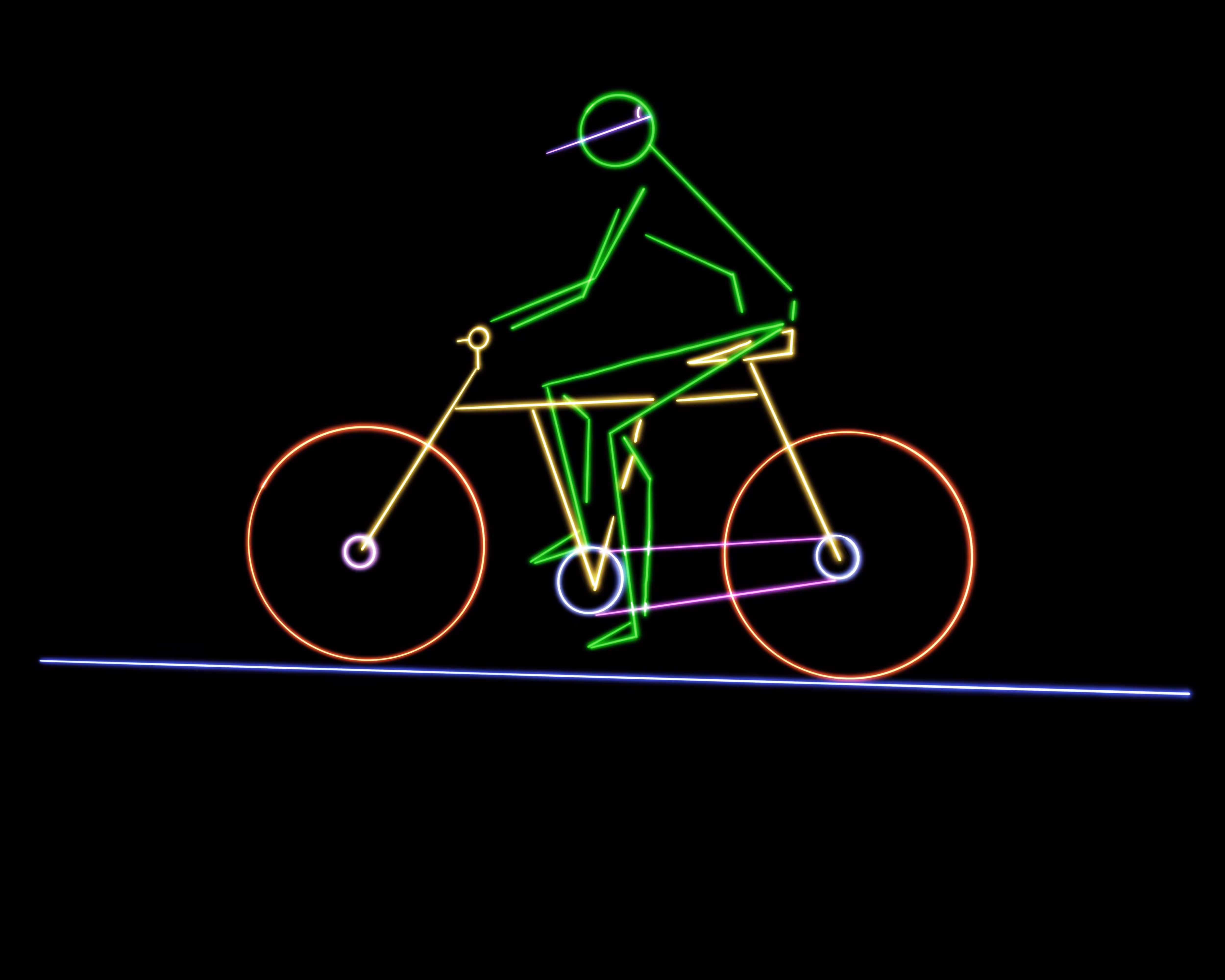 Neon Bicycle