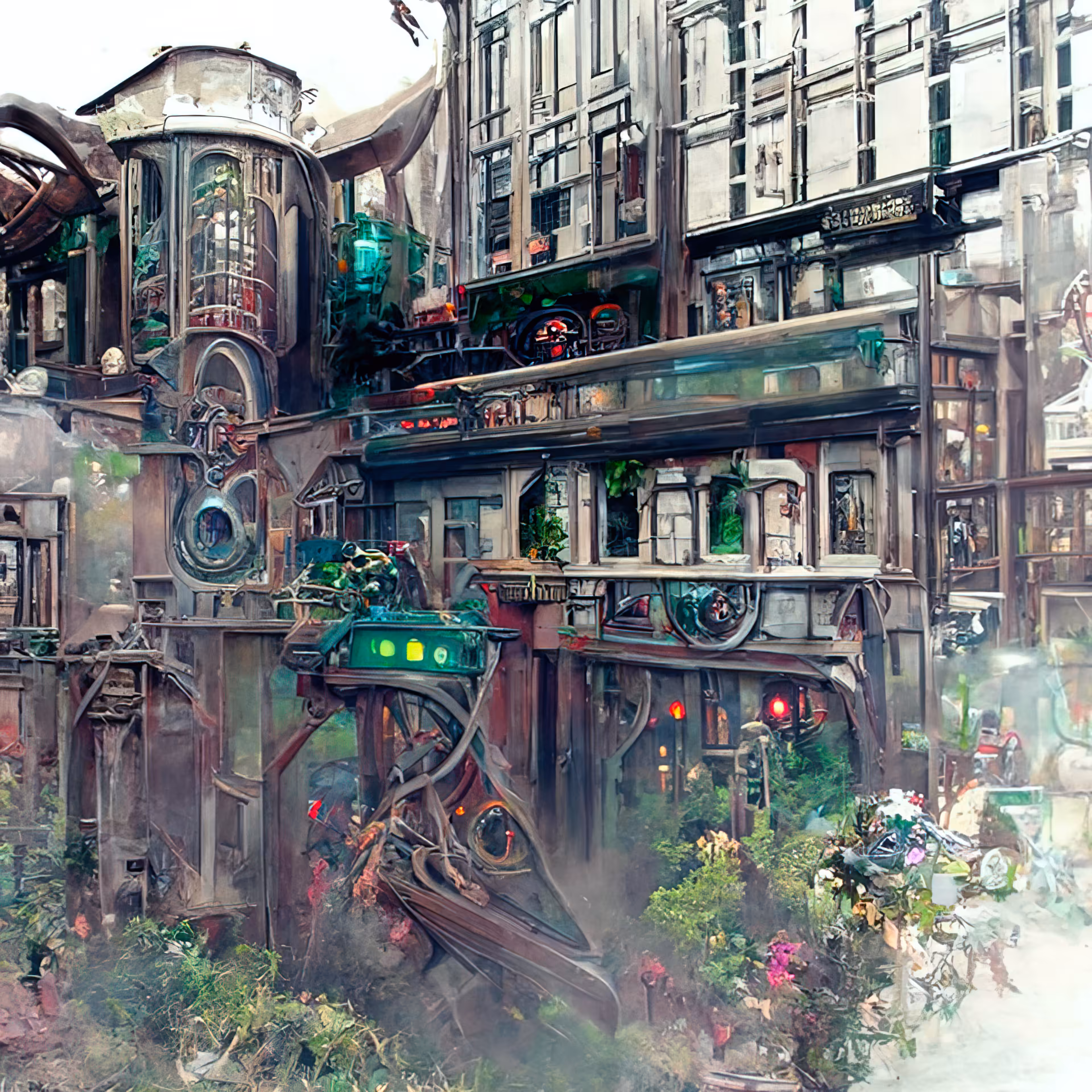 SteamPunk cityScape #030