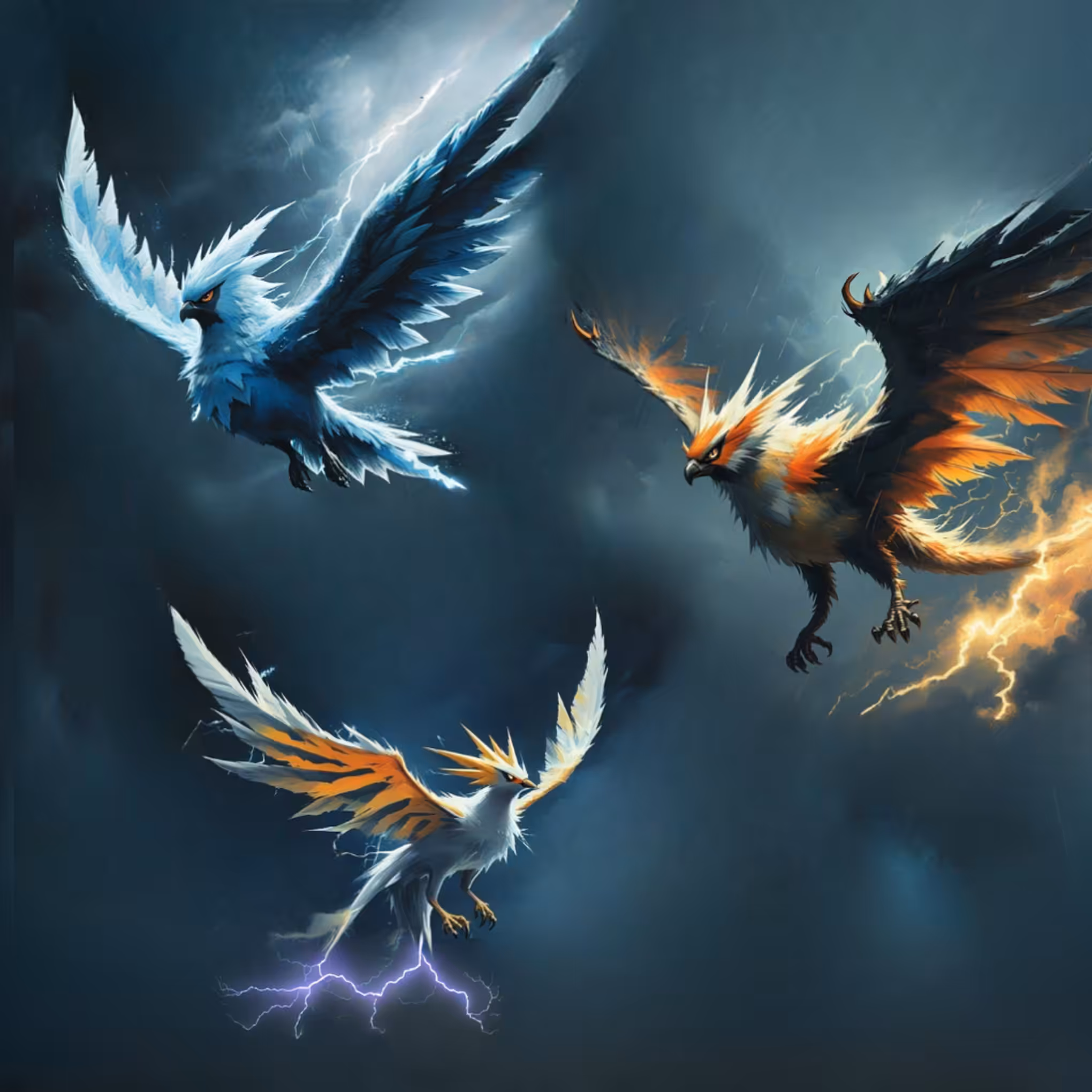 The three Legendary Birds