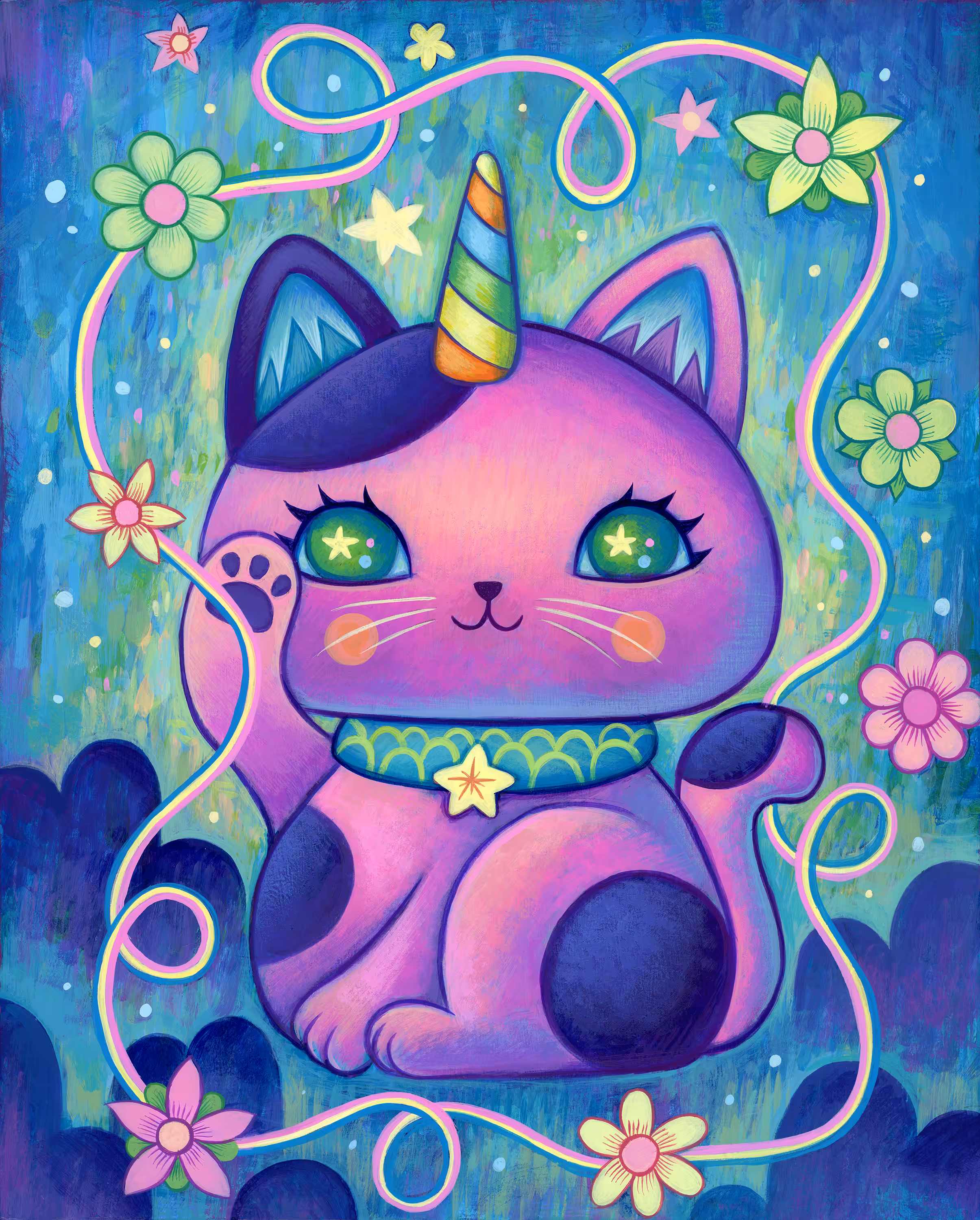 Unicorn Maneki Neko