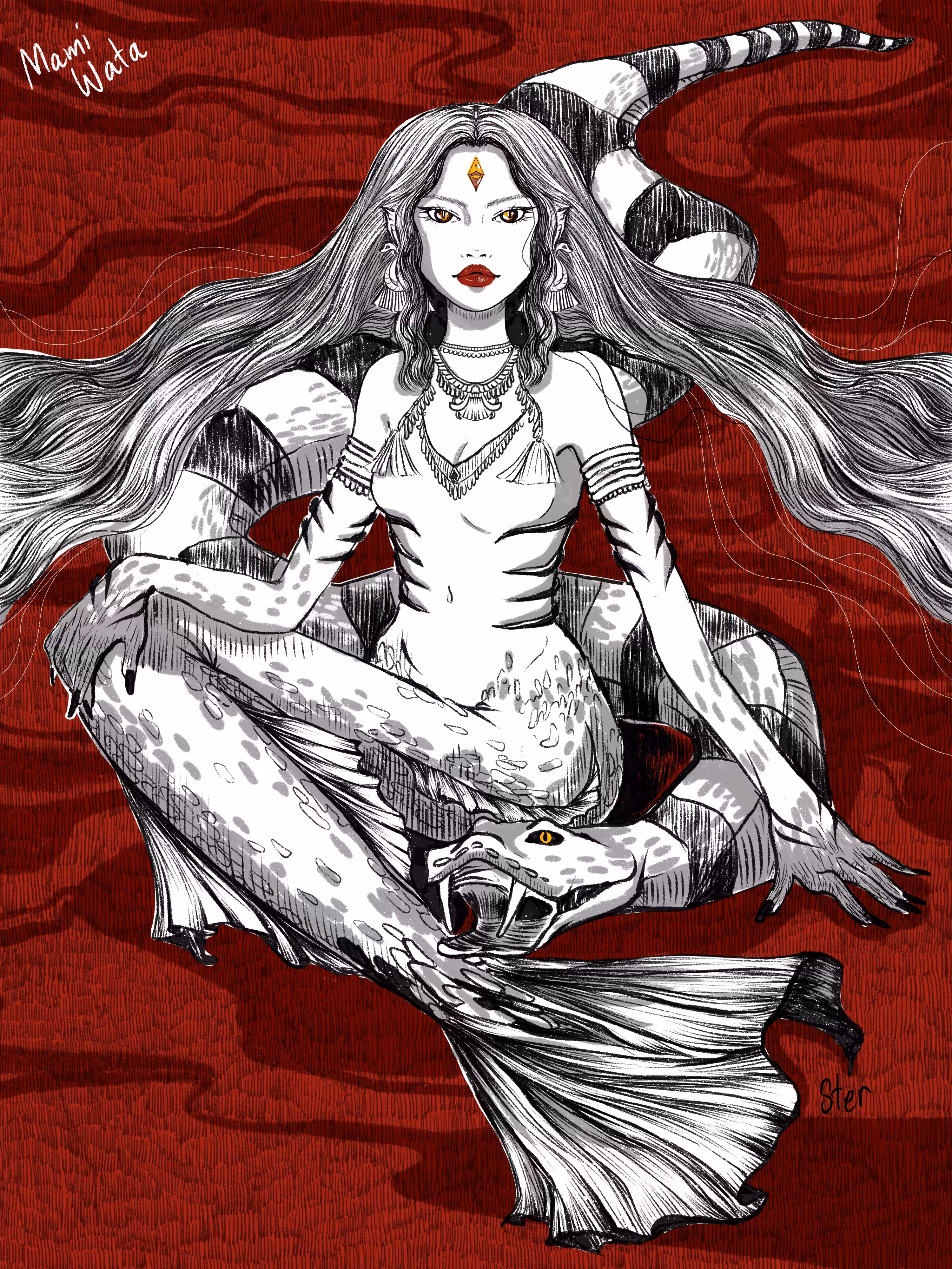 Unique Artwork #02 - Mami wata