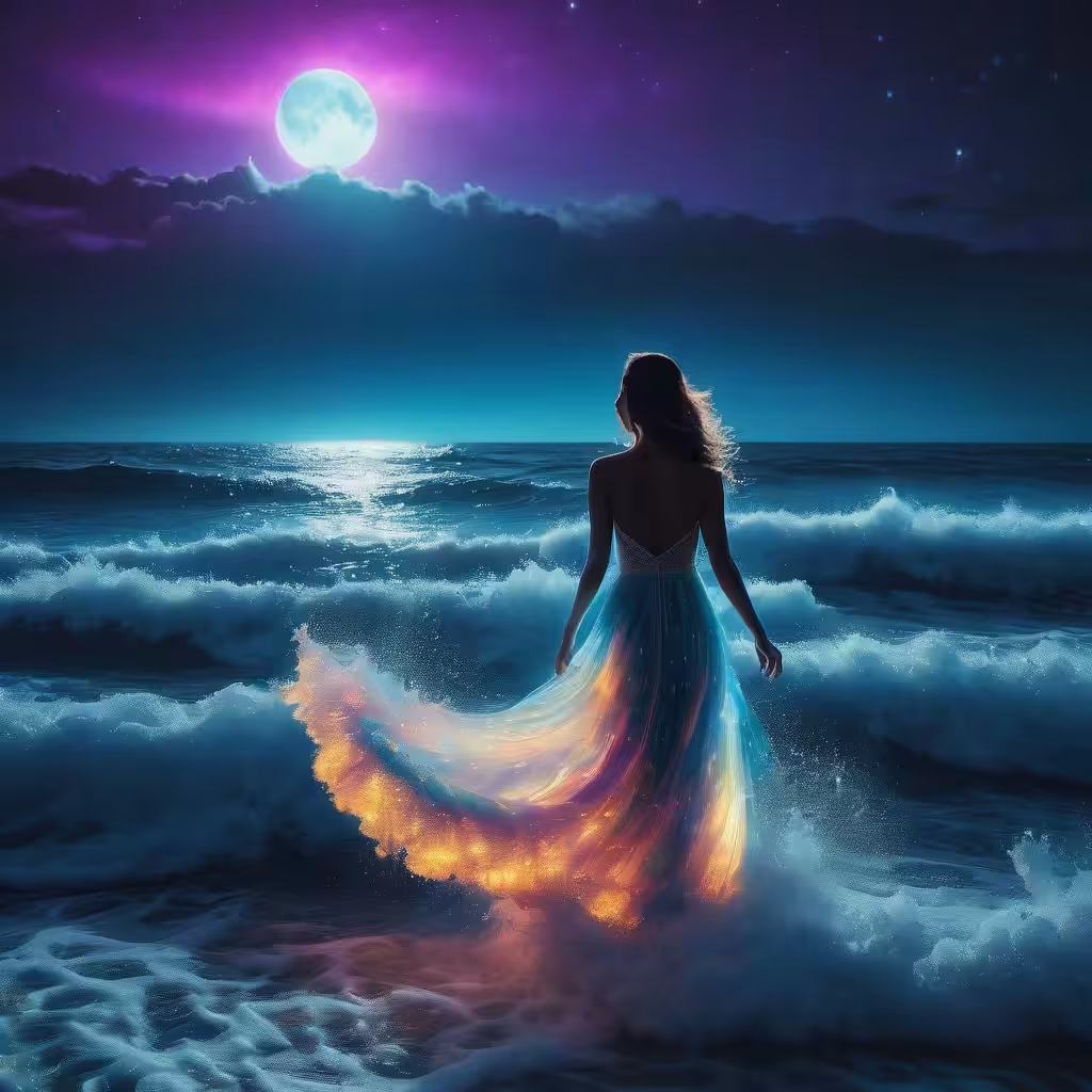 Moonlight ocean fairy 
