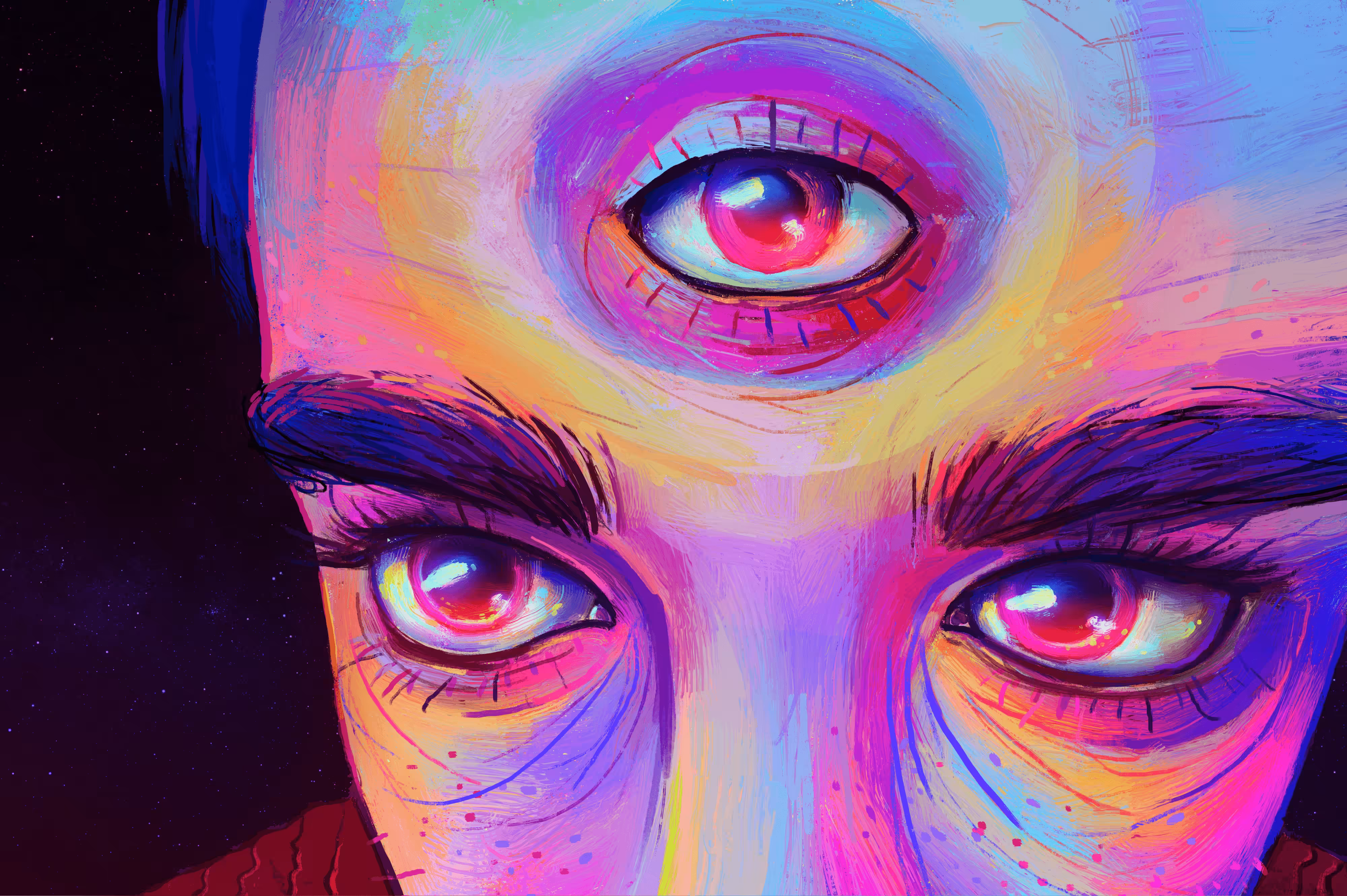 Psychedelic Self-Portrait 1