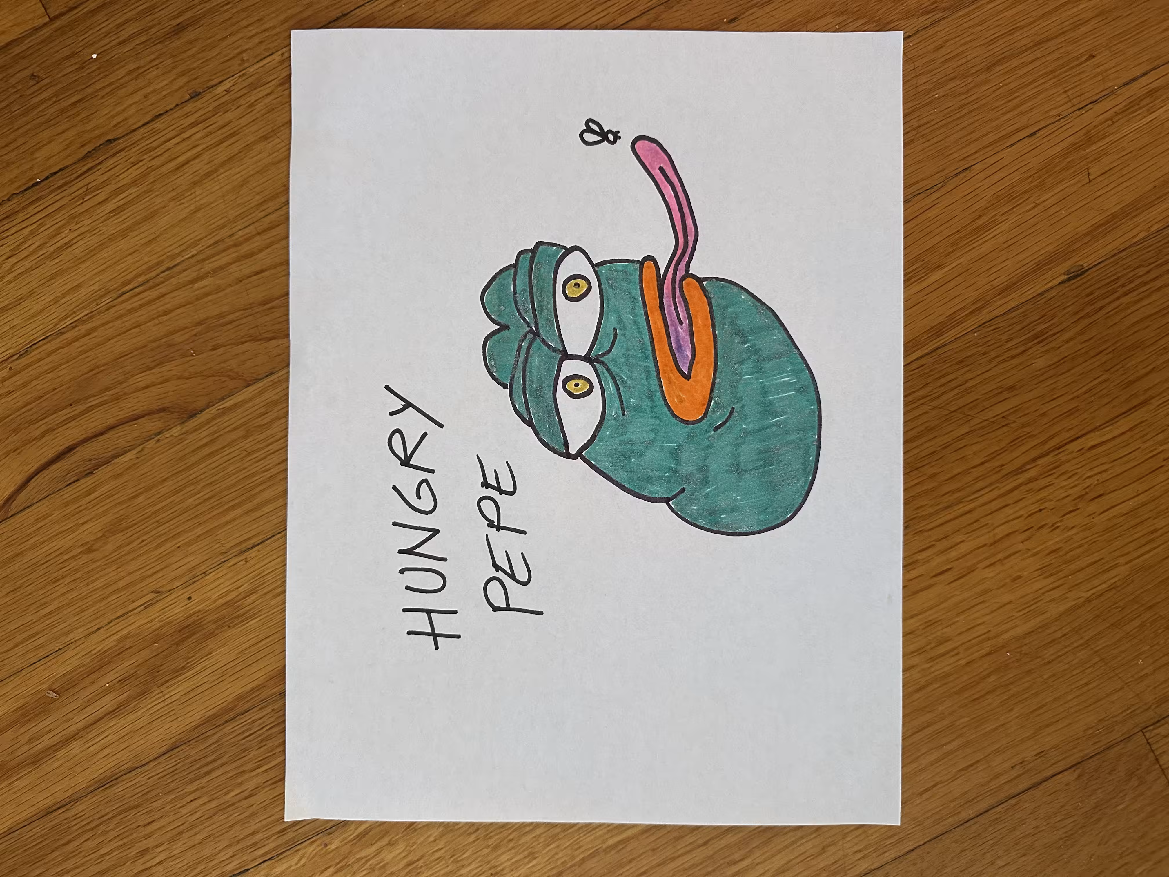 PePaperPe: Hungry Pepe