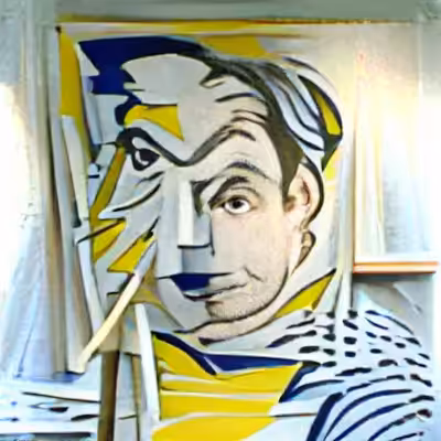 Portrait of Roy Lichtenstein