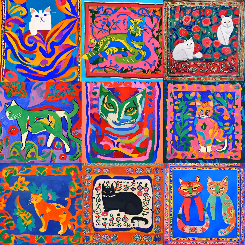 99 Patchworks of 9 Lives #7