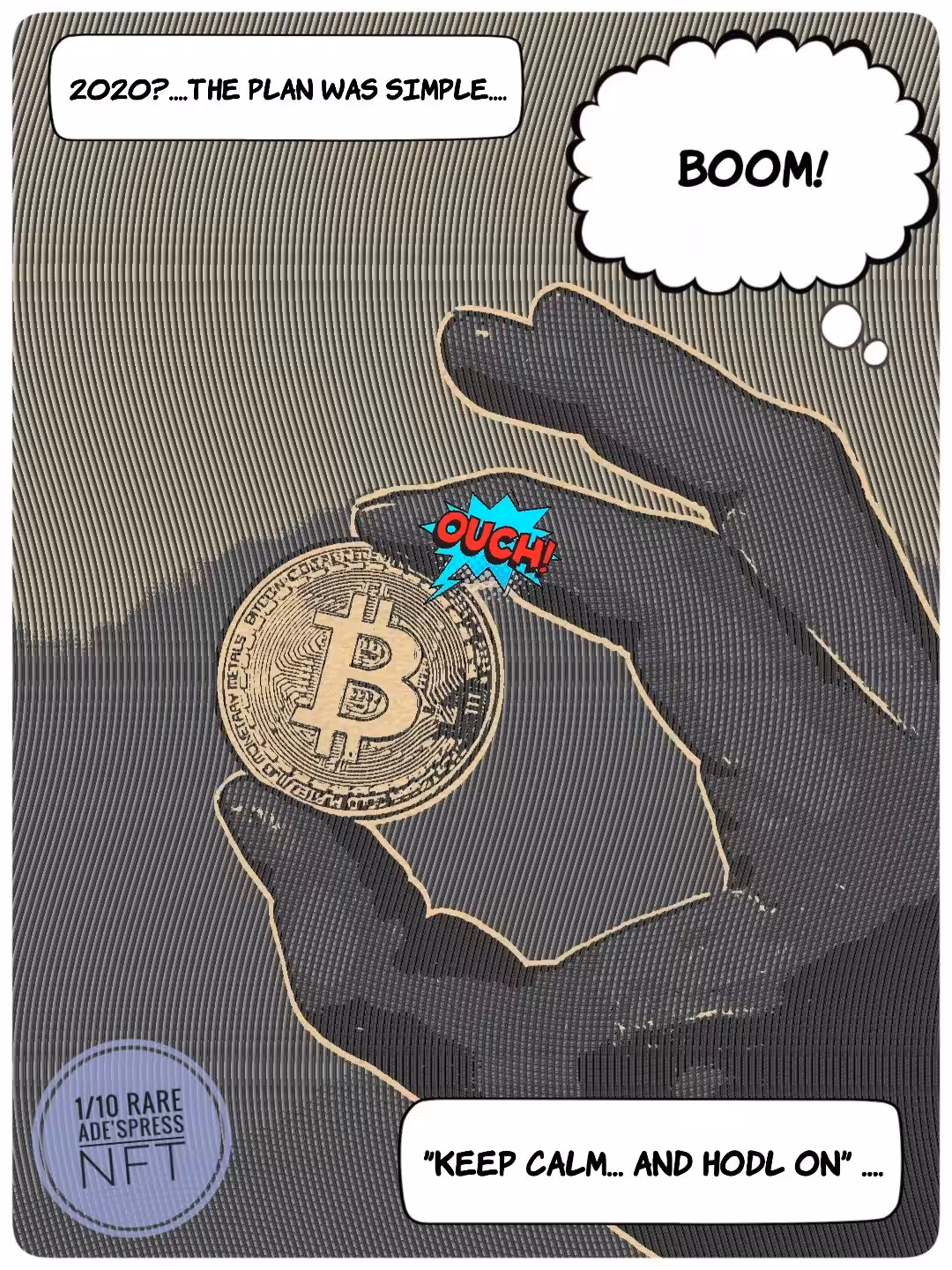 'The Plan: 2020' (Pop Art HODL Badge)