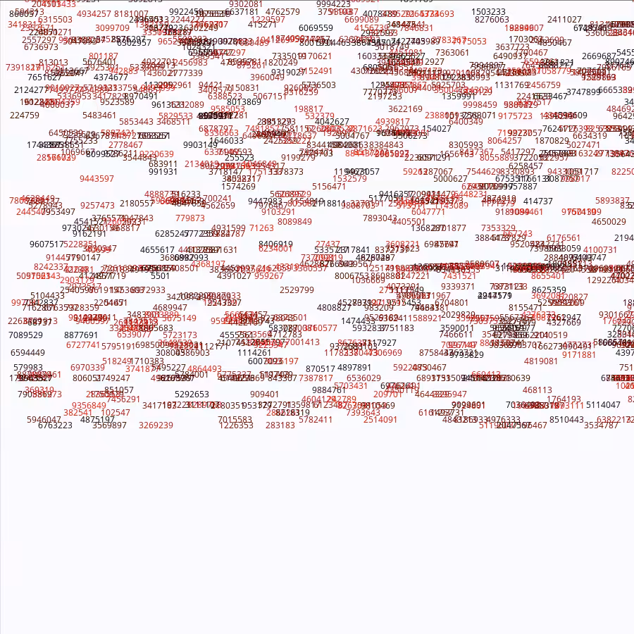 Painting by Random Prime Numbers #28