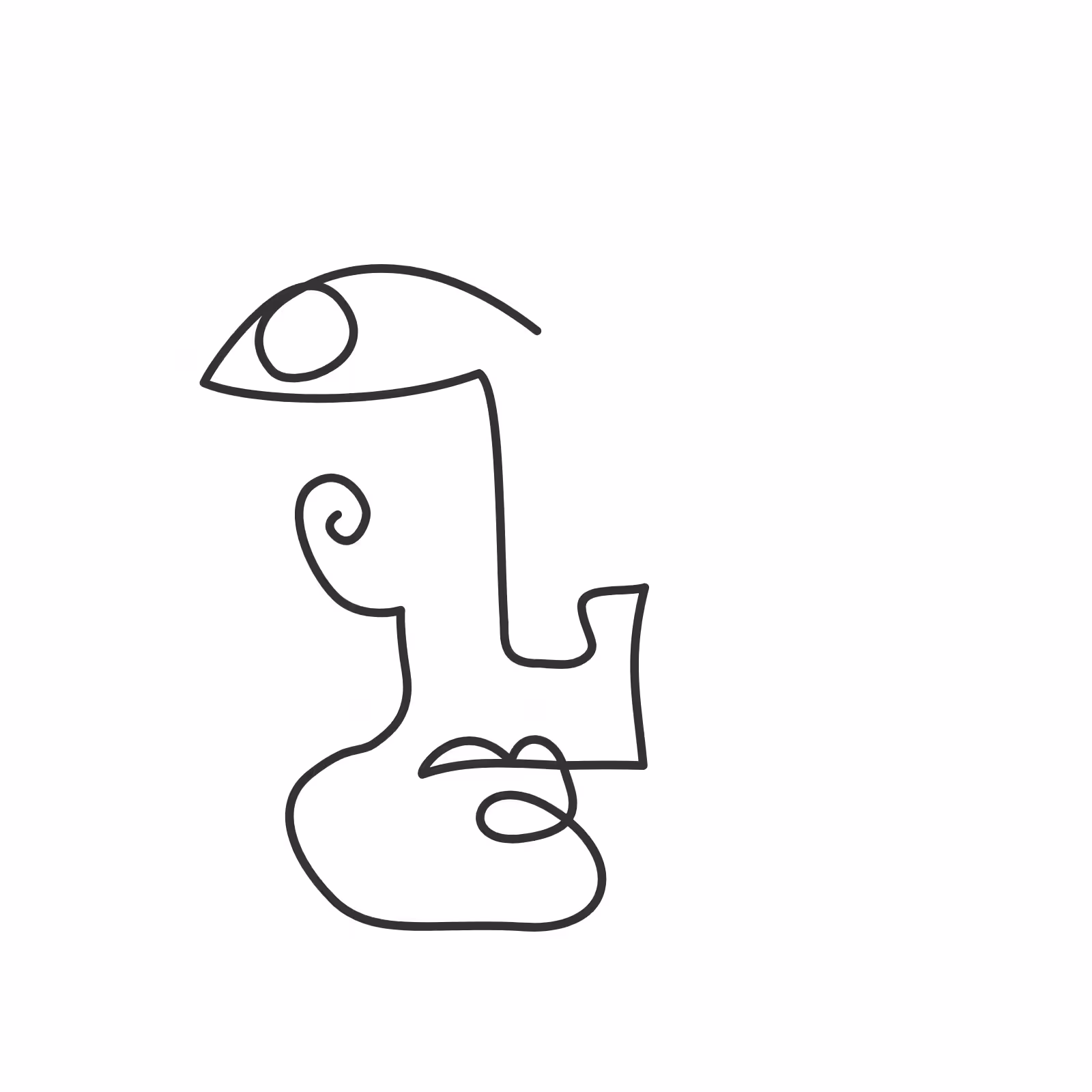 One line faces #22