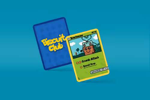 Biscuit Club Characters: Bourbasaur Trading Card