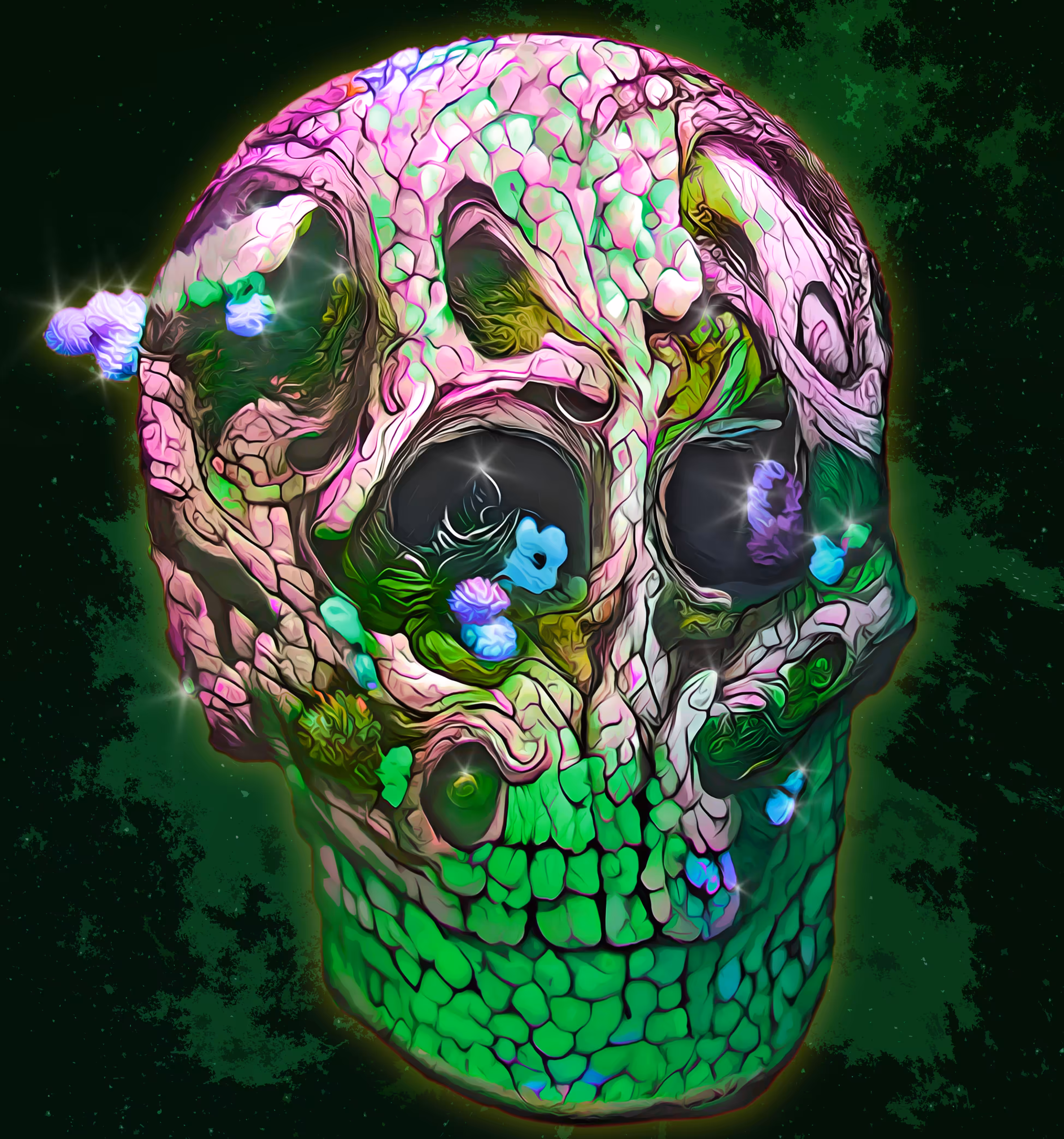 Jade Gem Skull