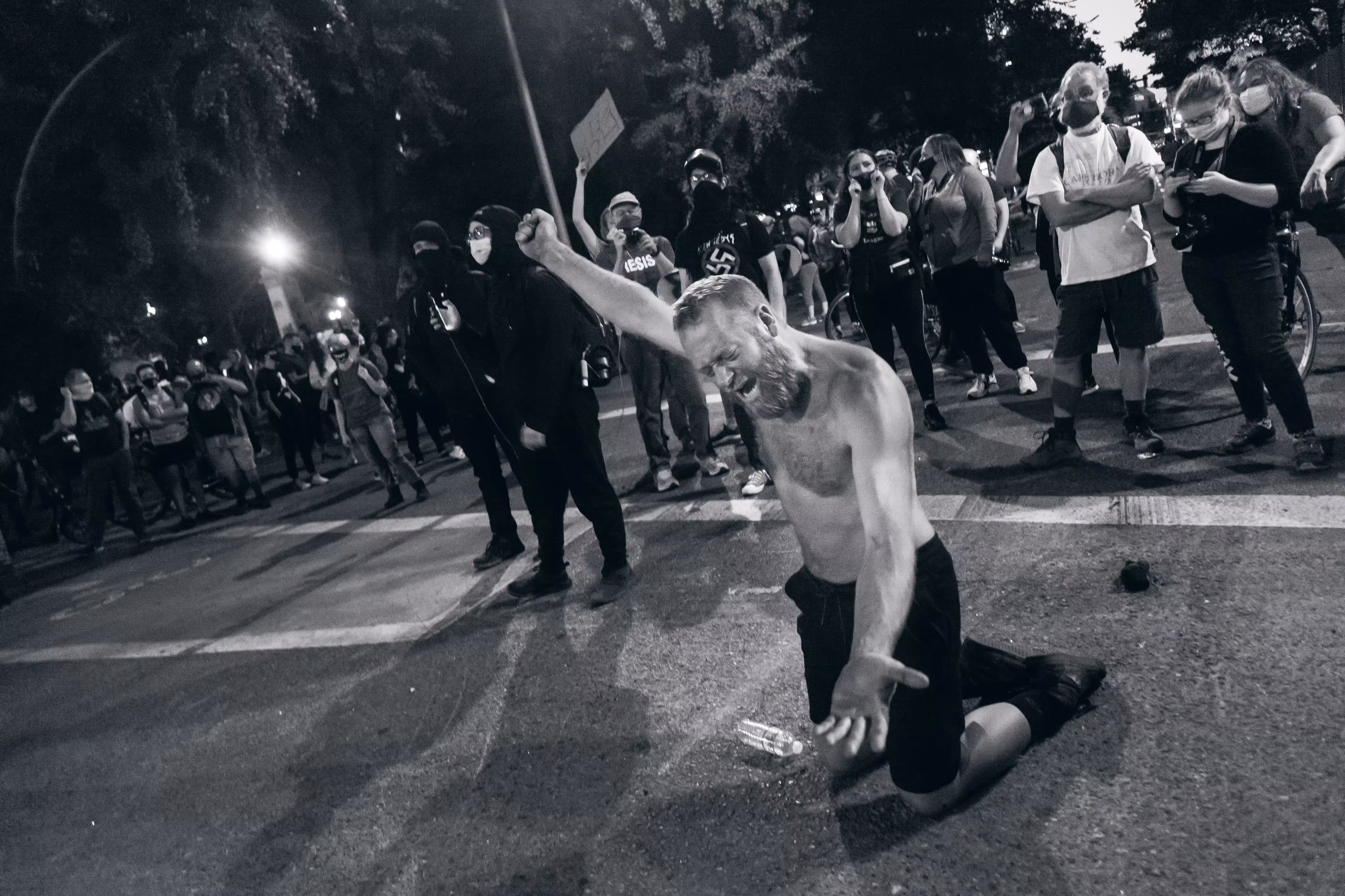 Protesting in Portland