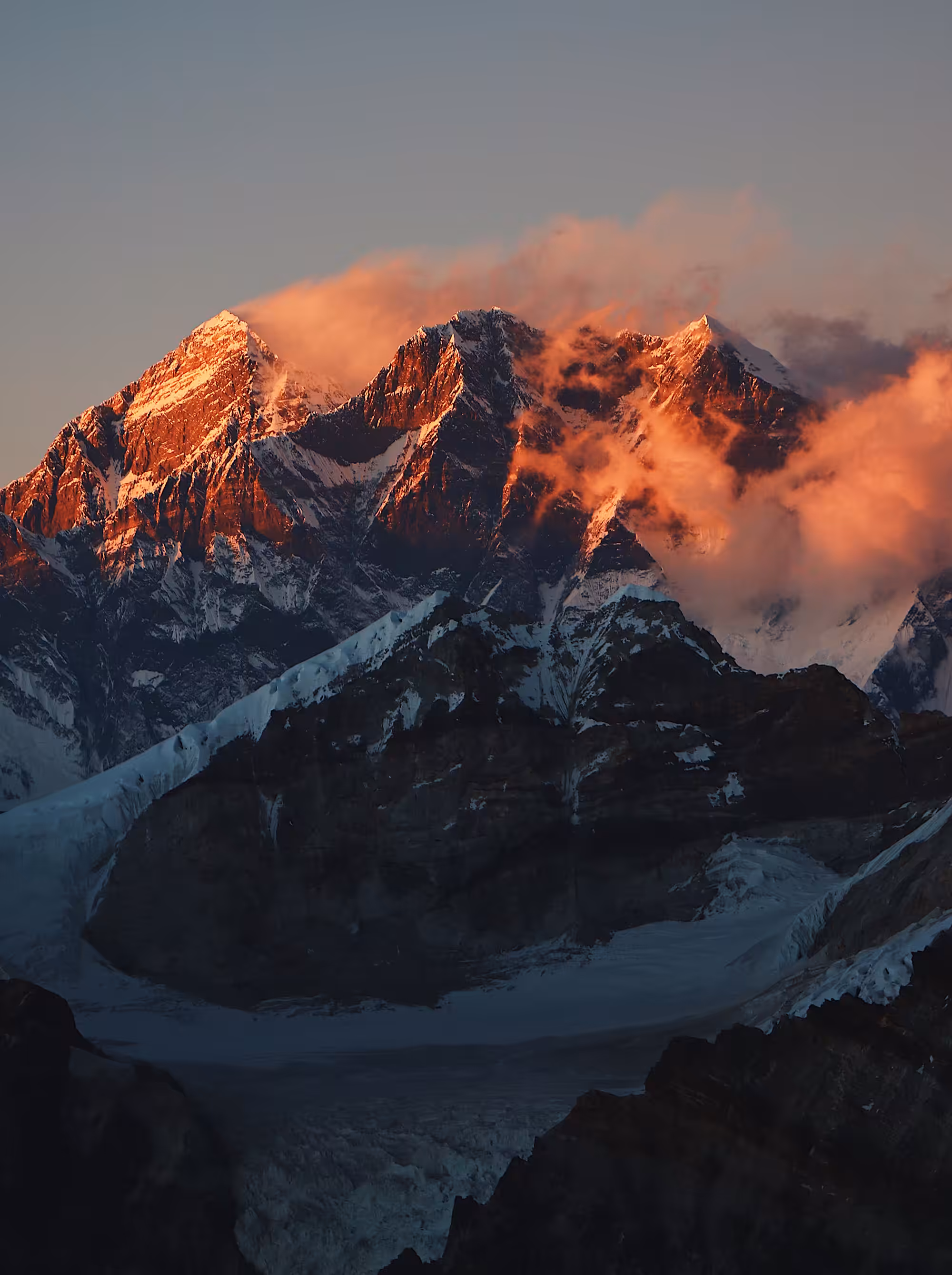 Above The Sea Himalayan Sunset 01