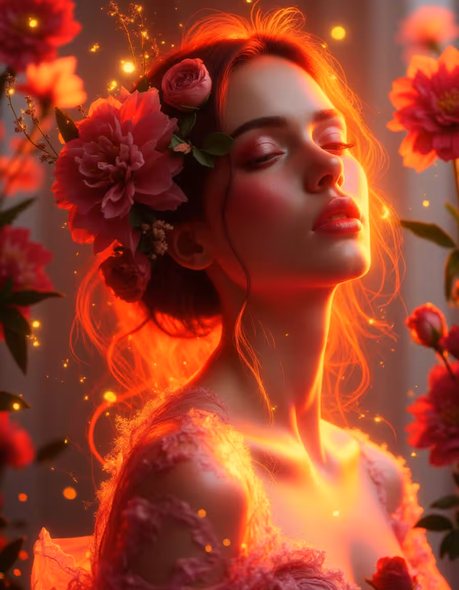 Beautiful portraiture: The Burning Beauty