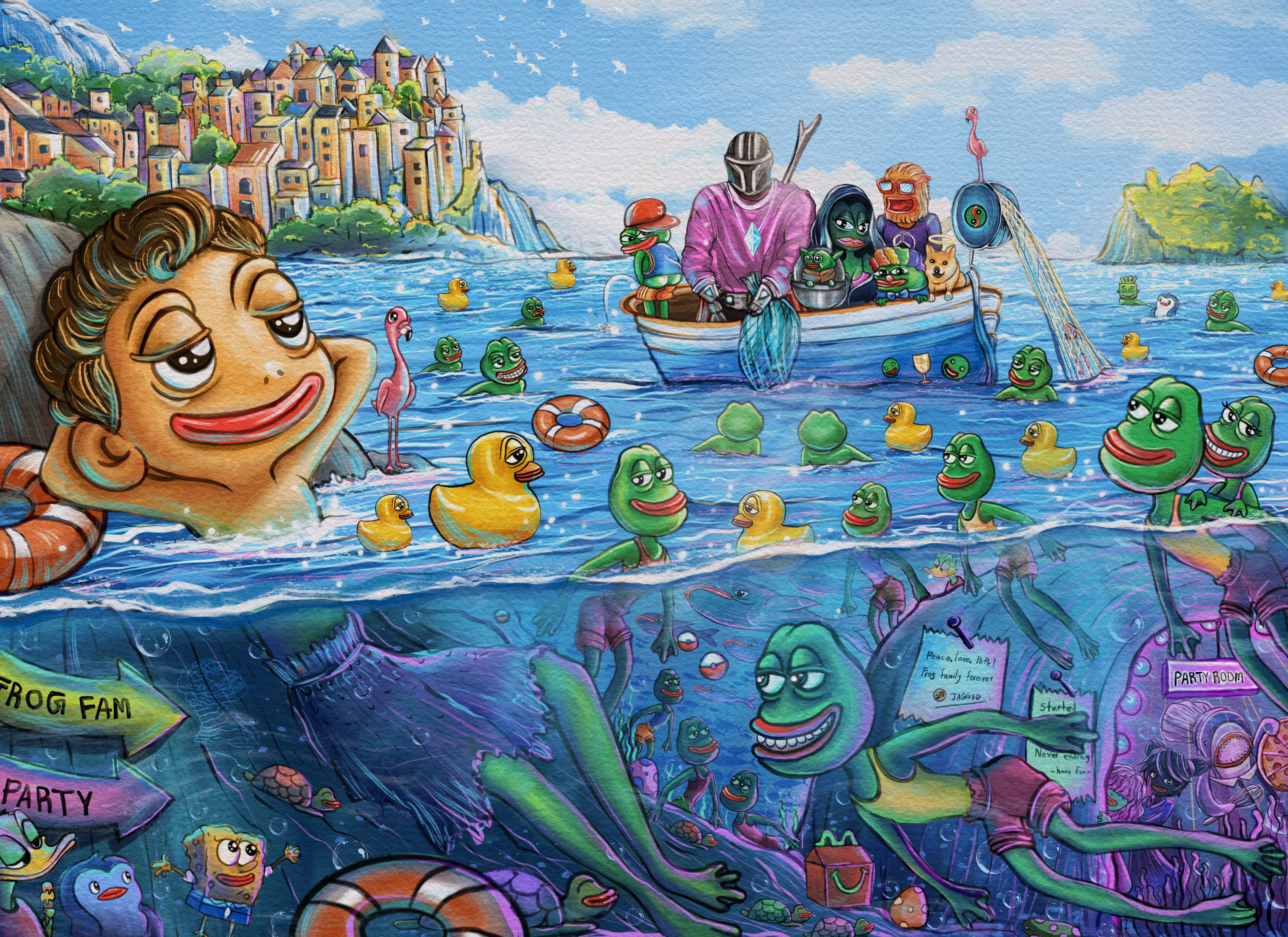 Pepe Luca and party