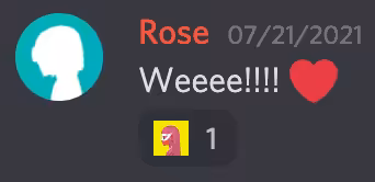 R0S3's First Discord Message