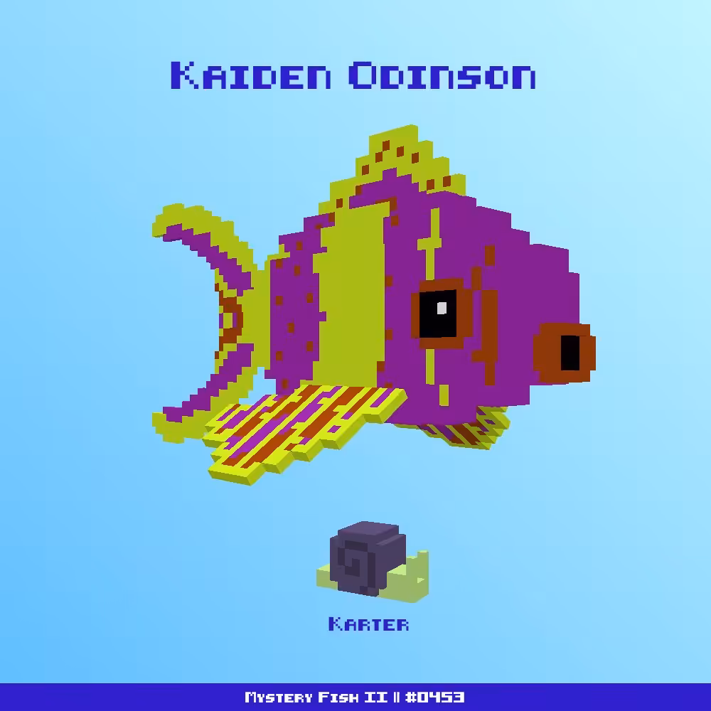 Kaiden Odinson :: Mystery Fish 0453/1000 
