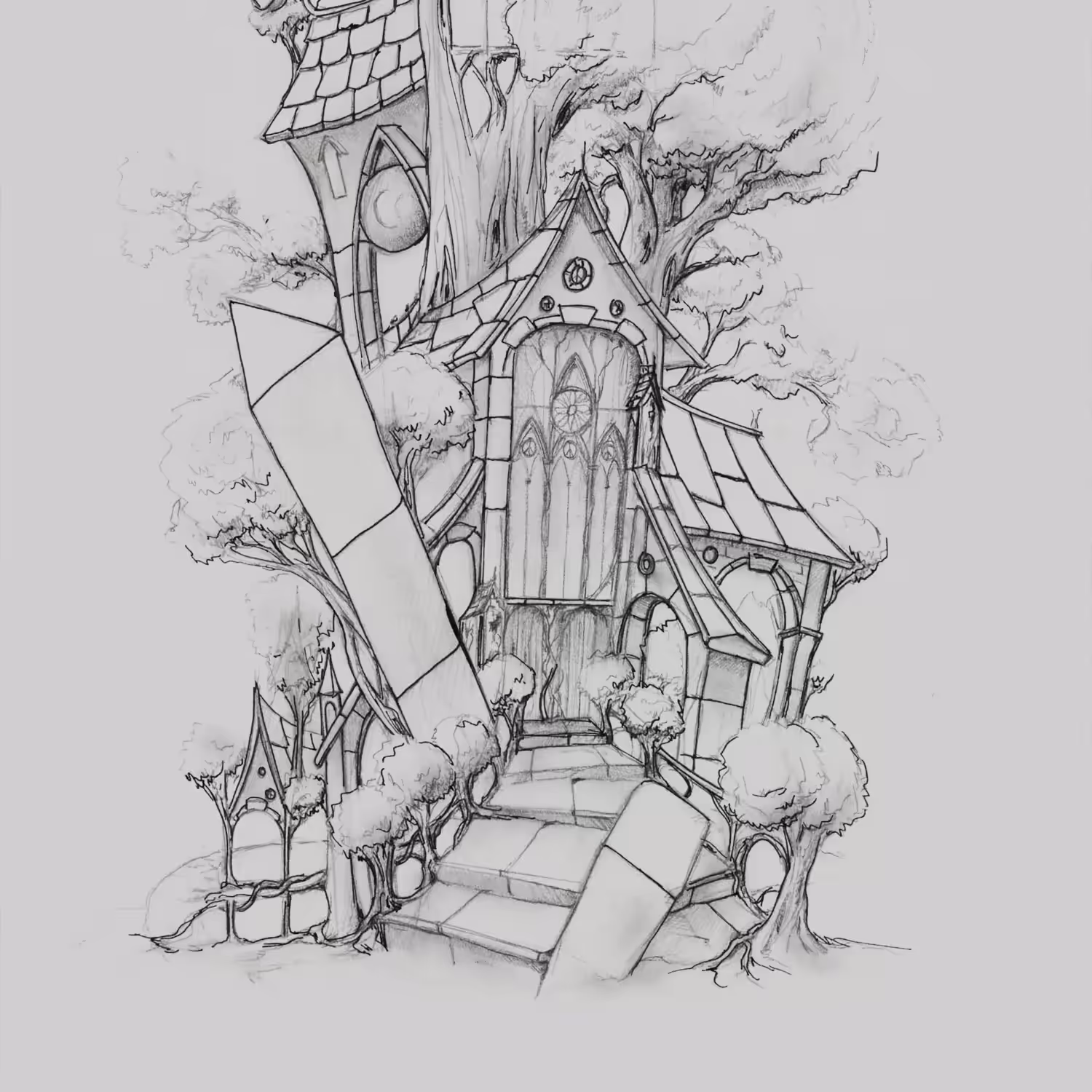 Weird Cathedral 4 IA