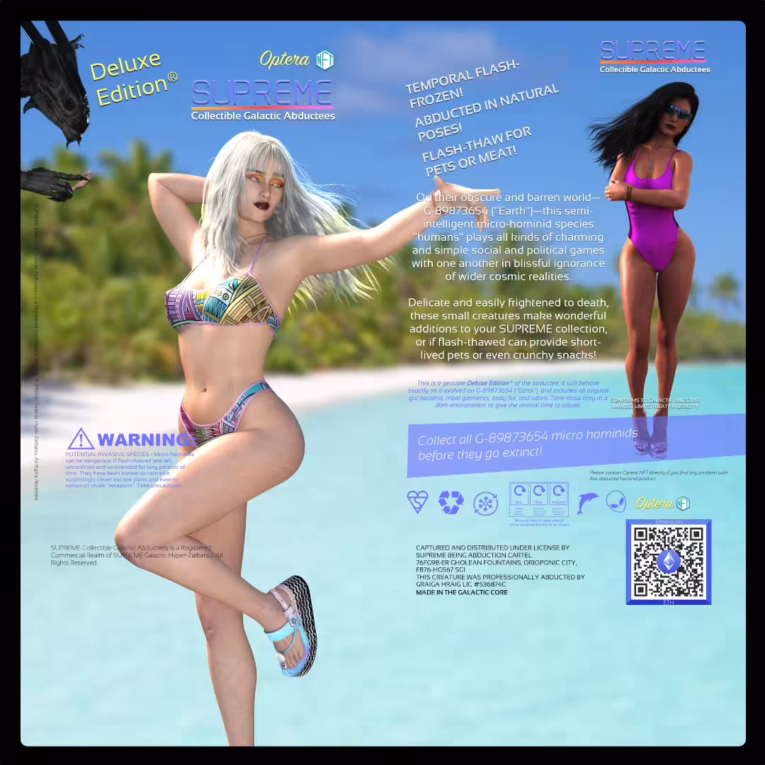 Galactic Abductees • Series 01 • #024 - Danielle Davidson Deluxe Edition®