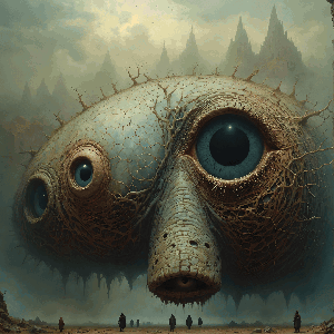 CHICKENFOOT414: Viscera Eyes 8K By Zdzisław Beksiński