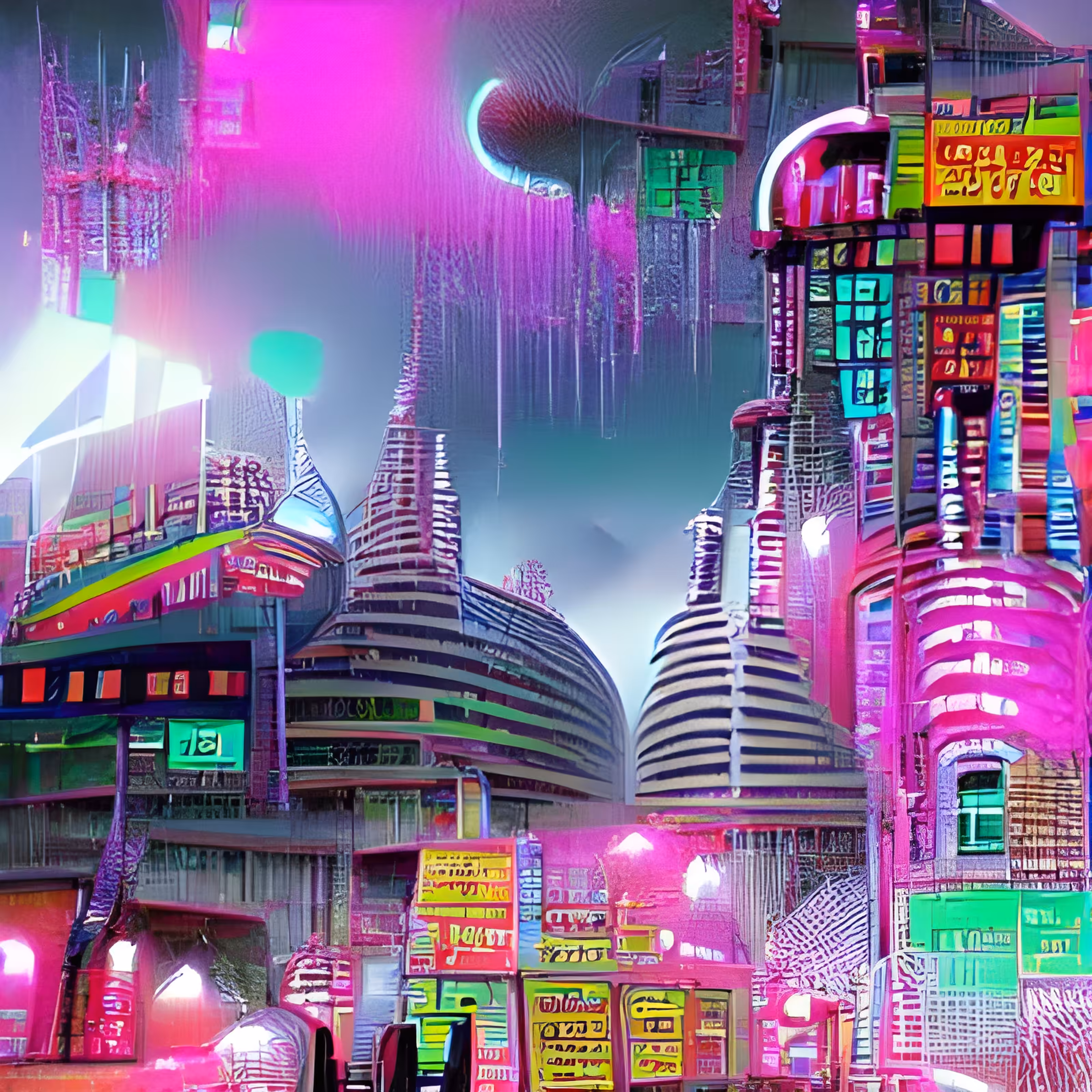 Cyberpunk City on Acid