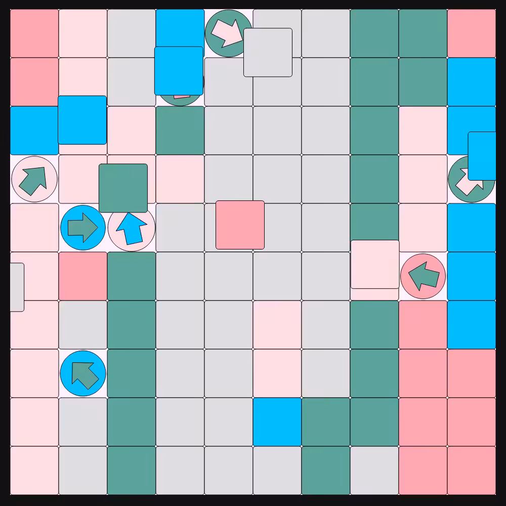 Flying squares #2