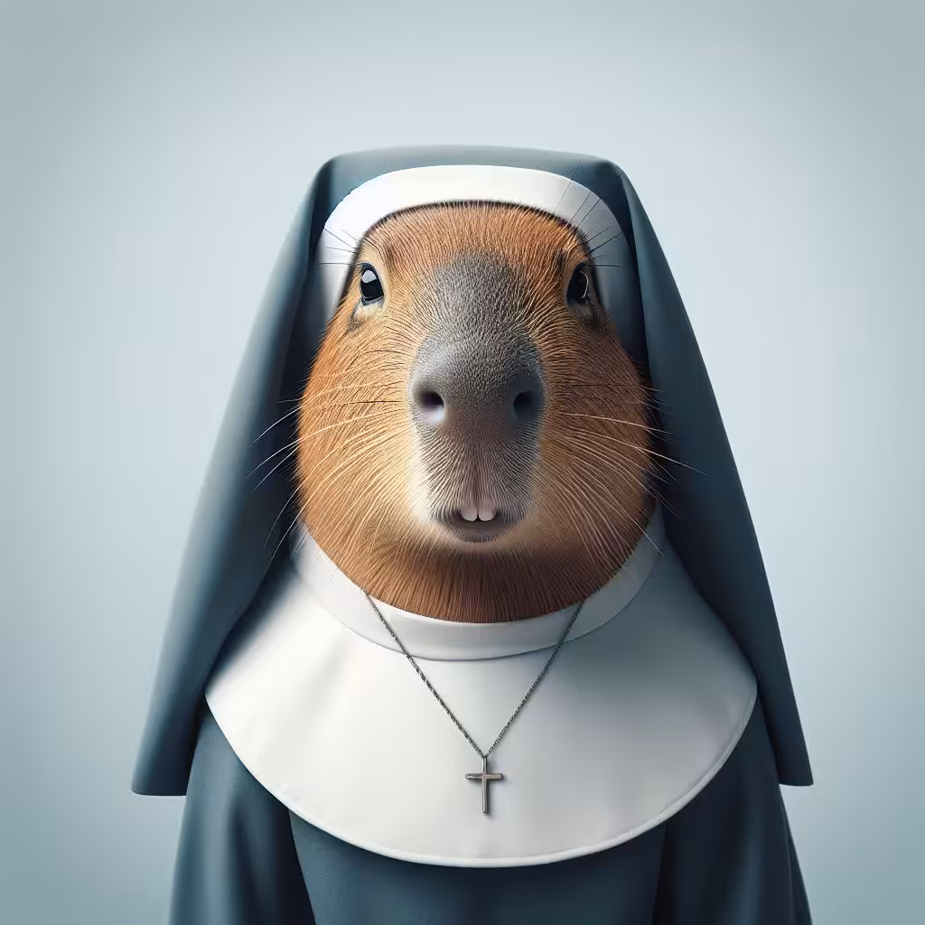 Capybara collection - Nun