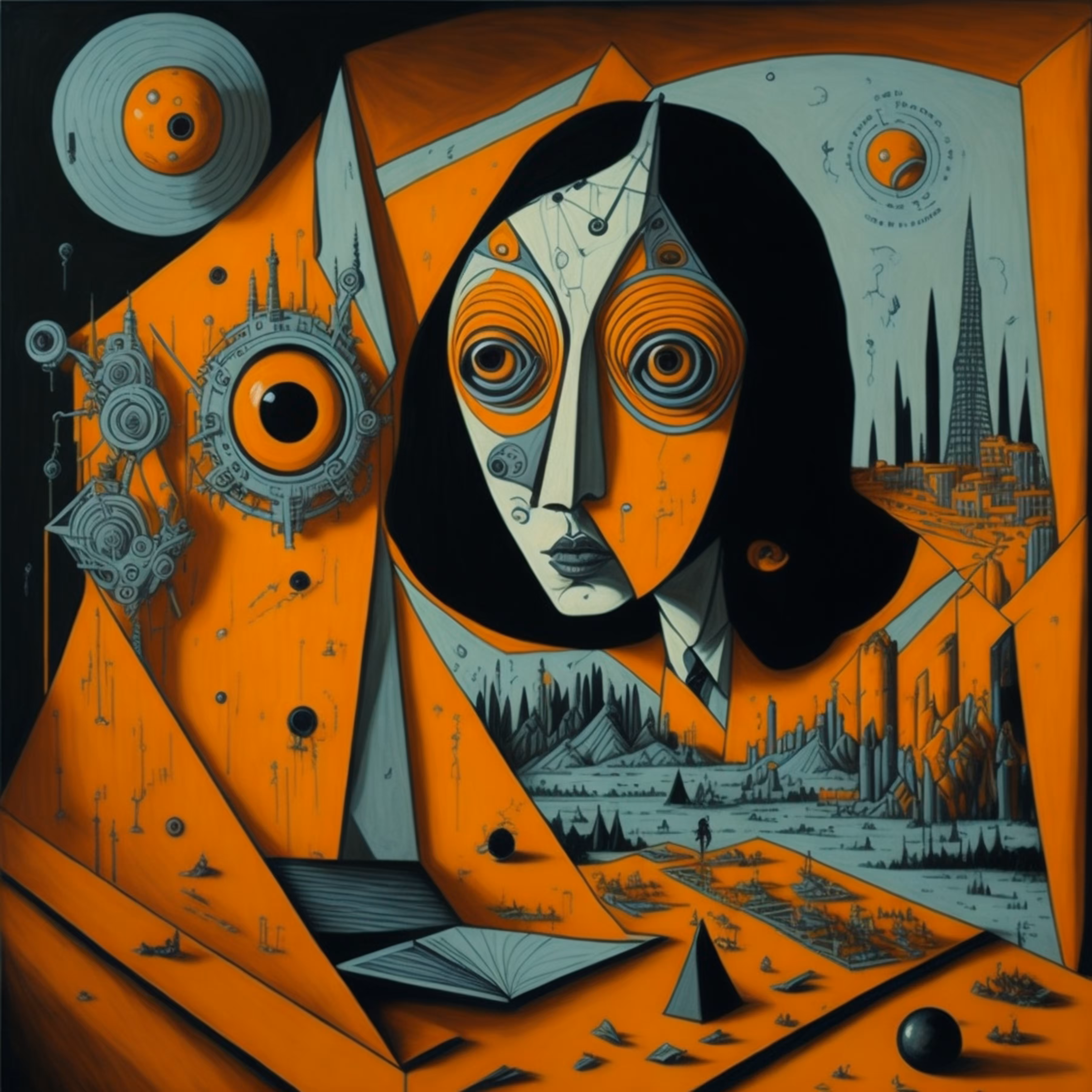 The Orange Enigma: Elysia's Cosmic Symphony