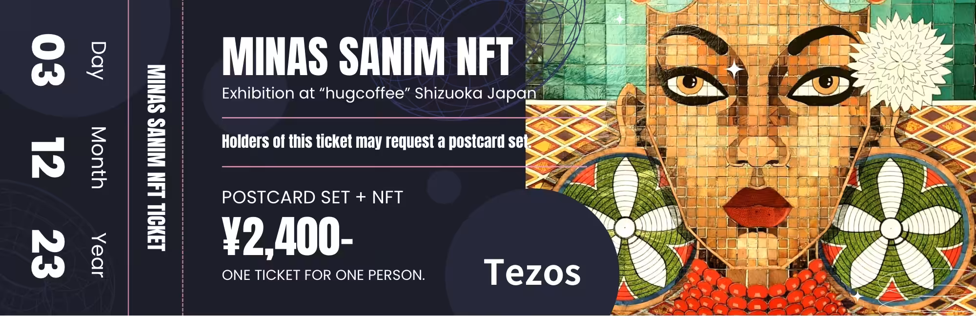 MINAS SANIM NFT POSTCARD SET (tezos edition).