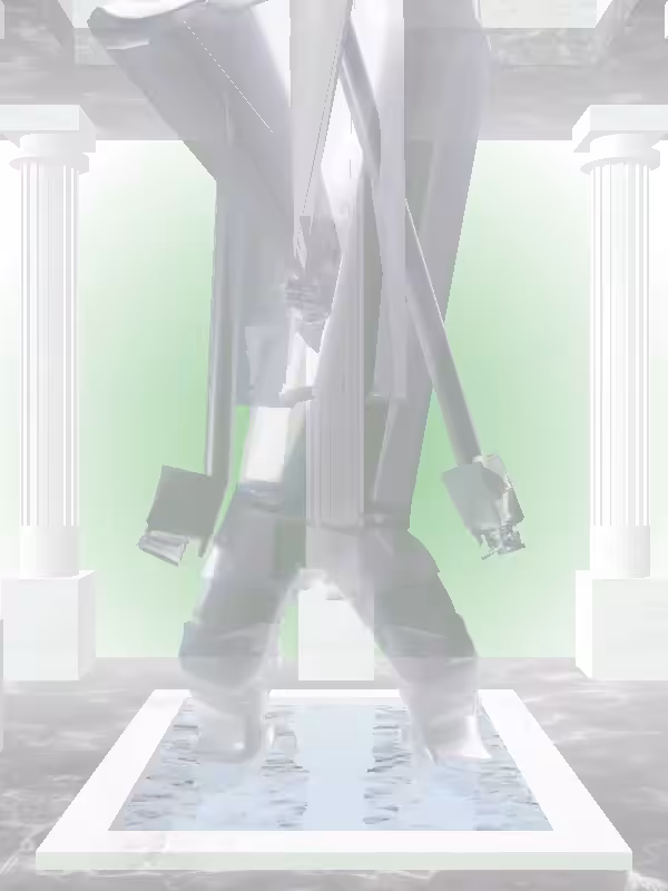 HeavenComputer: The Fading Dancing Midnight Gloss Woman #1848