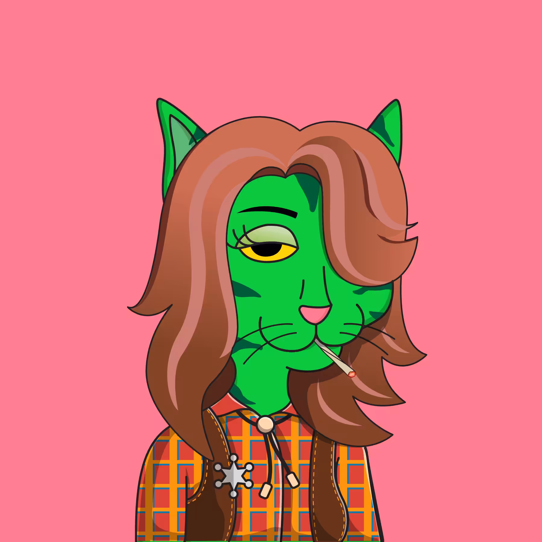 Girl Cat #442