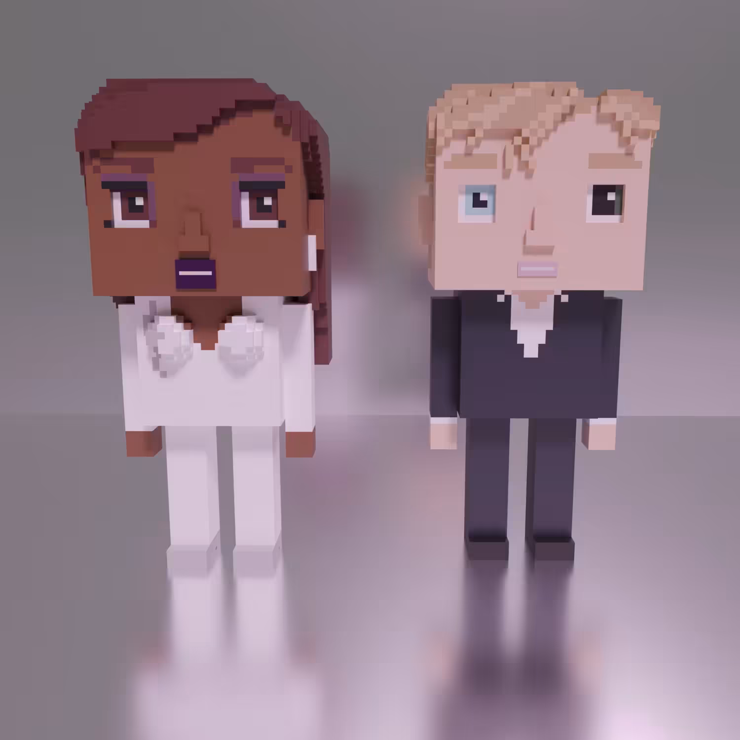 Cubie David and Iman