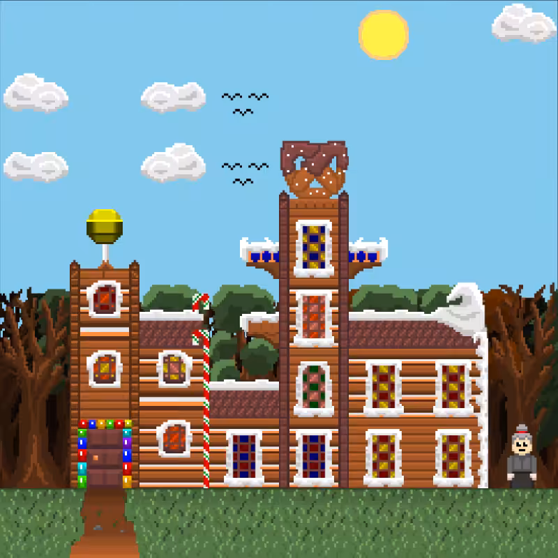 2D Mansion Candy House #116