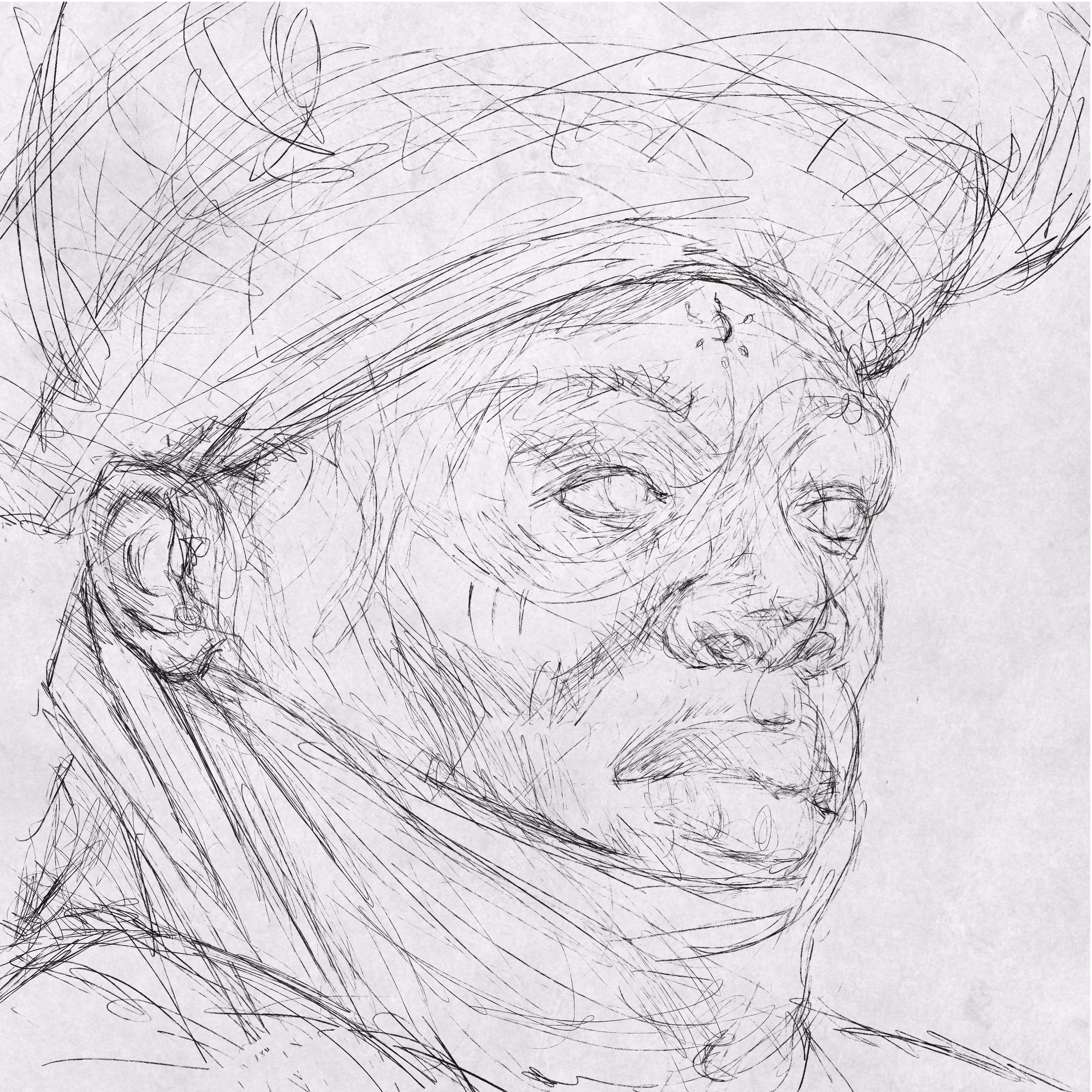 Study of Solomon Early Drawing