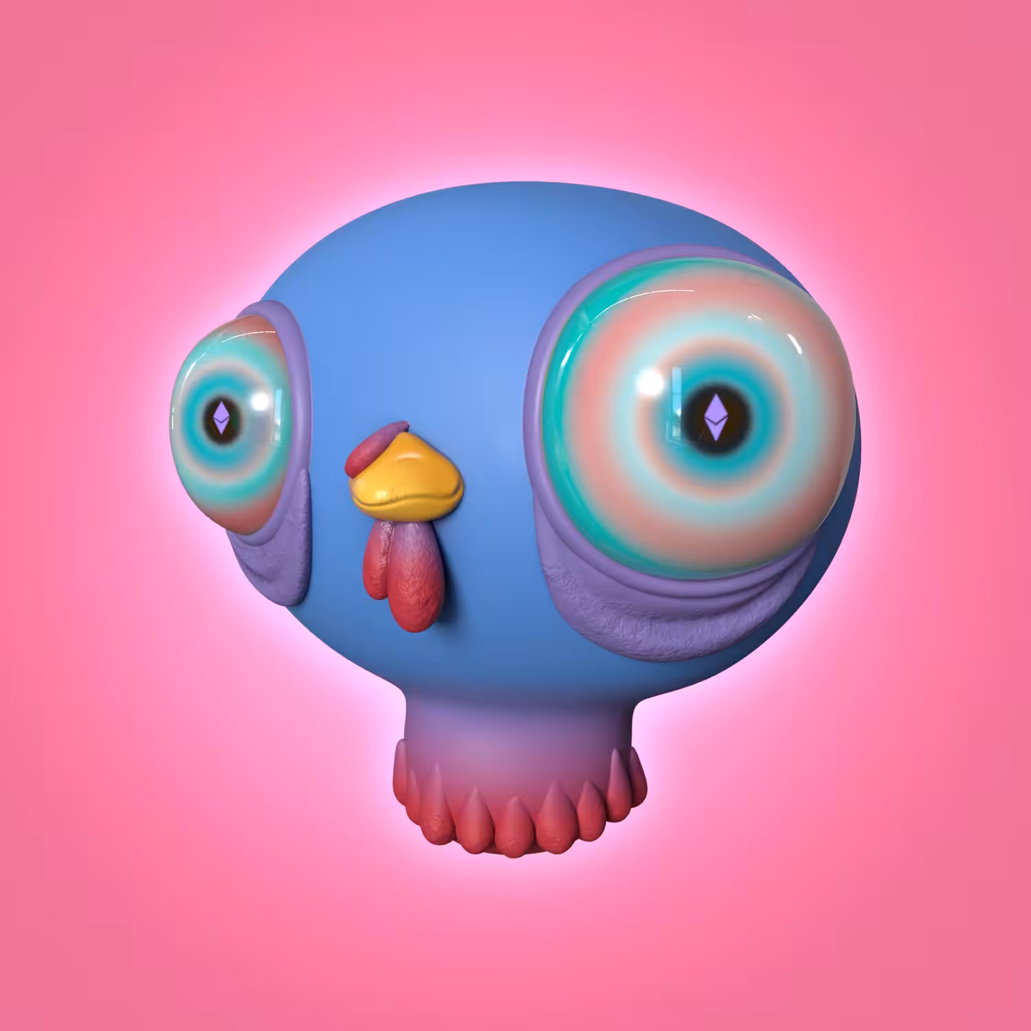 Turkey bulging magnetize Eye