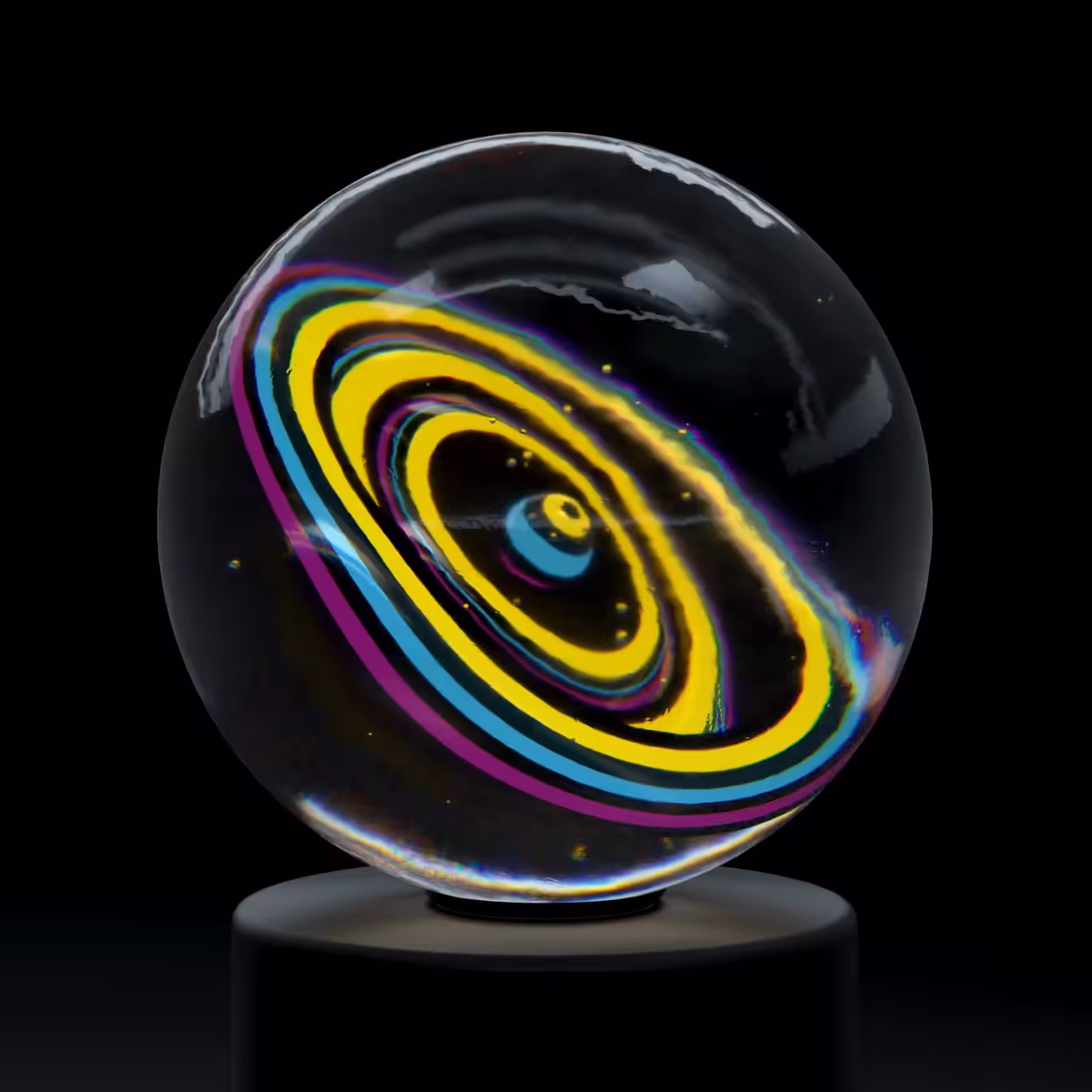 Glass Marble Planet