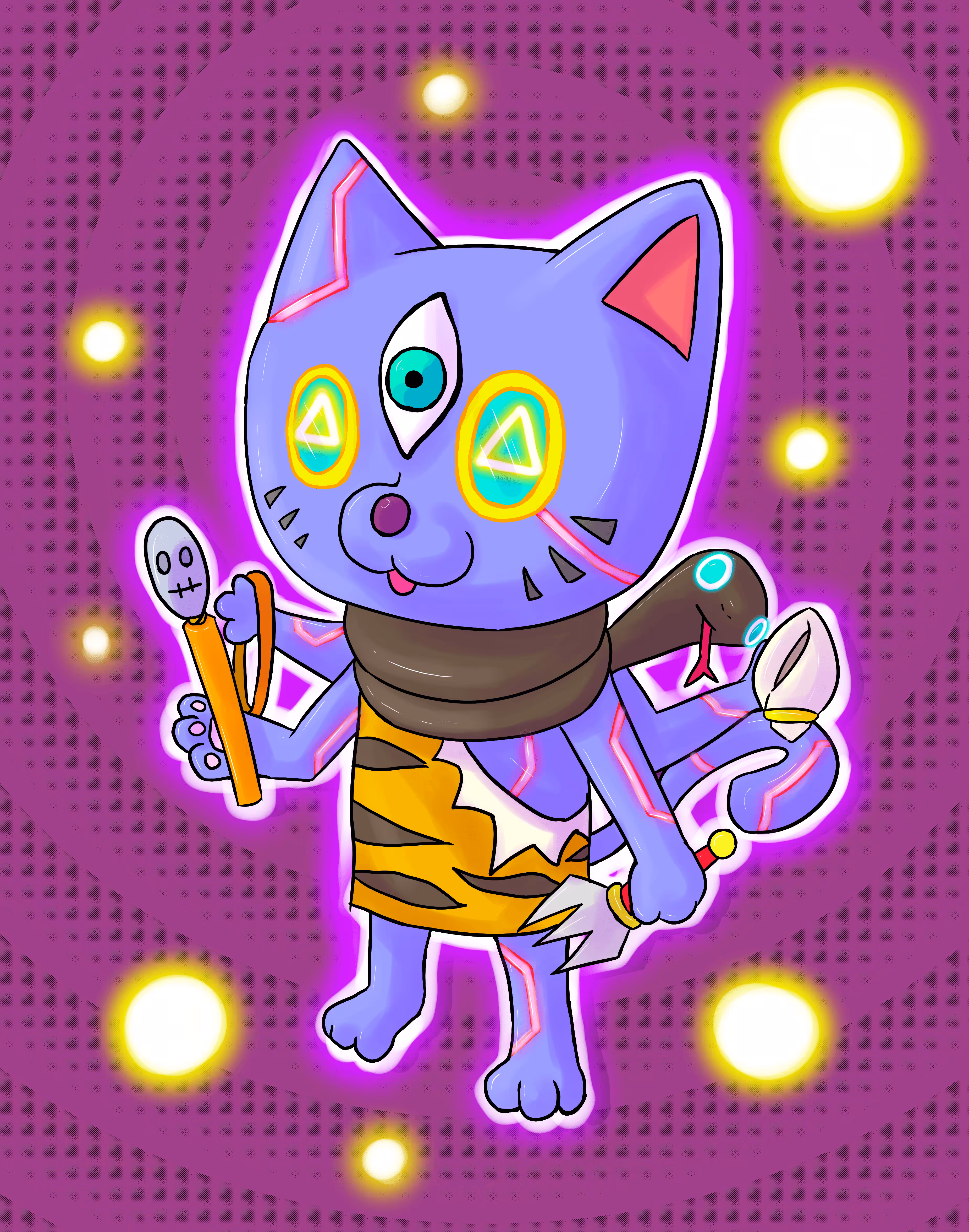 Cyber cat Shiva