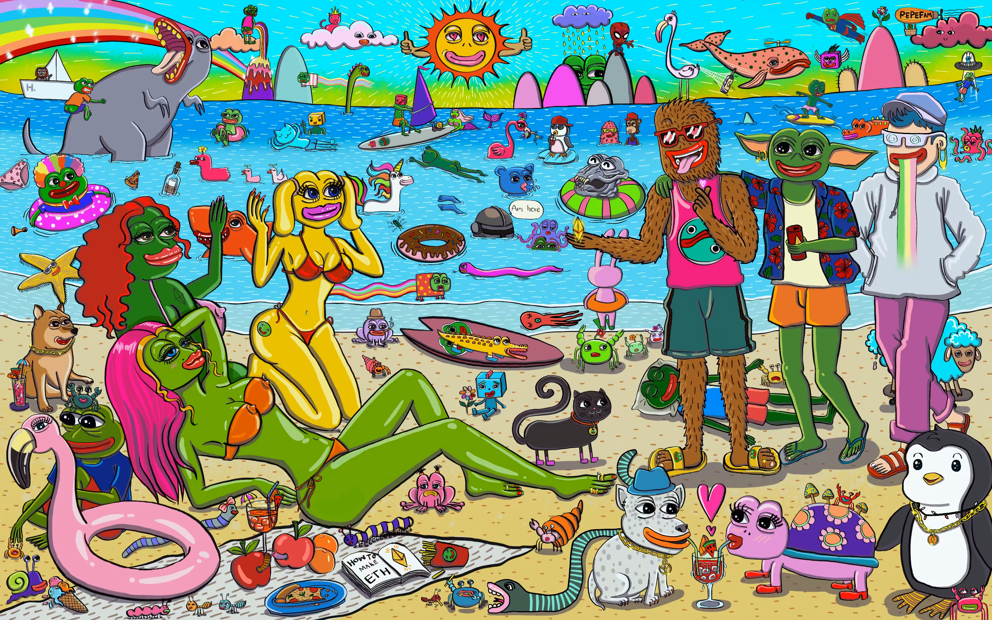 Happy beach