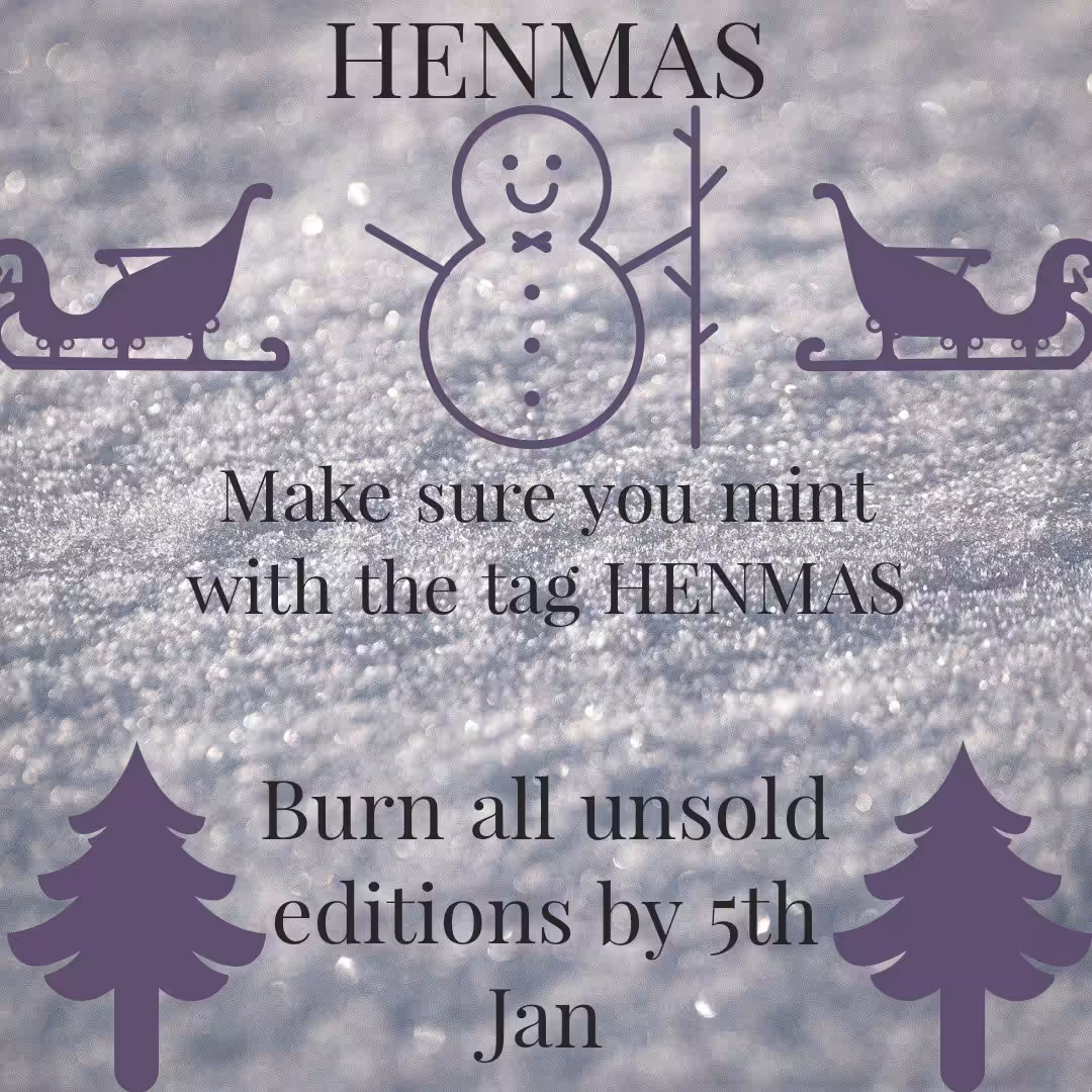 The first ever #HENMAS poster