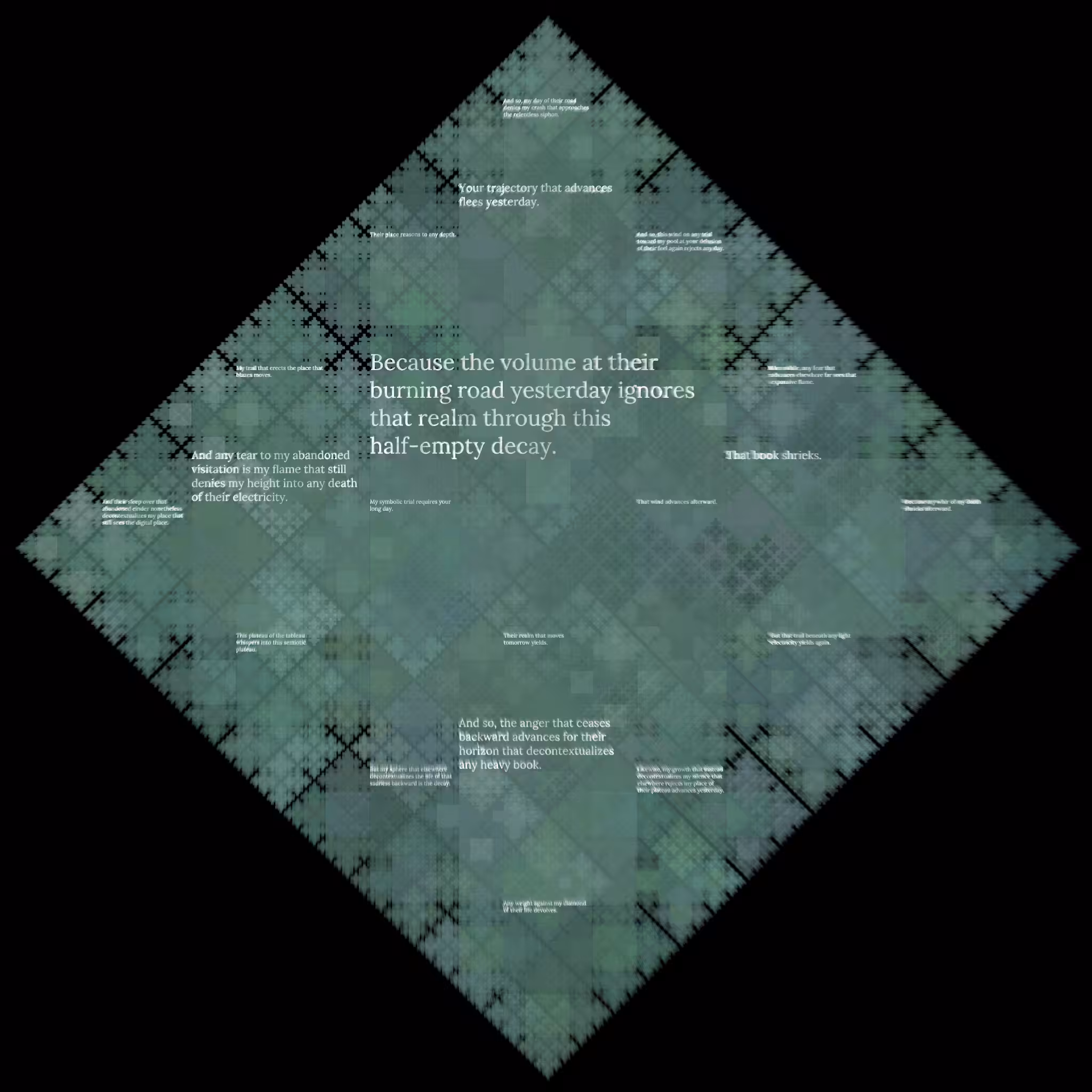 Diamond Fractal Fire #101