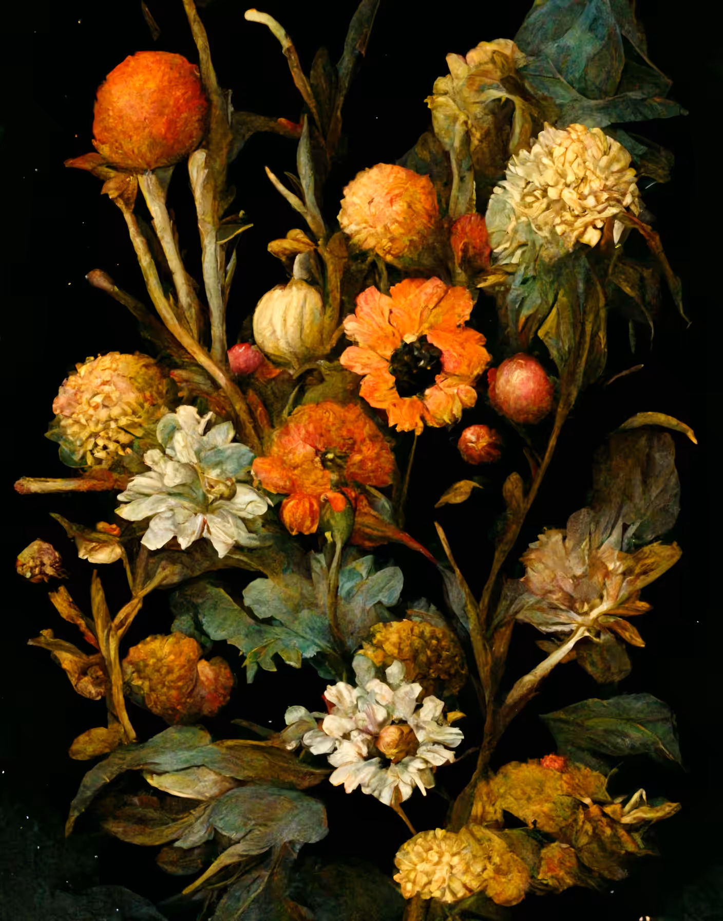 Still life with flowers