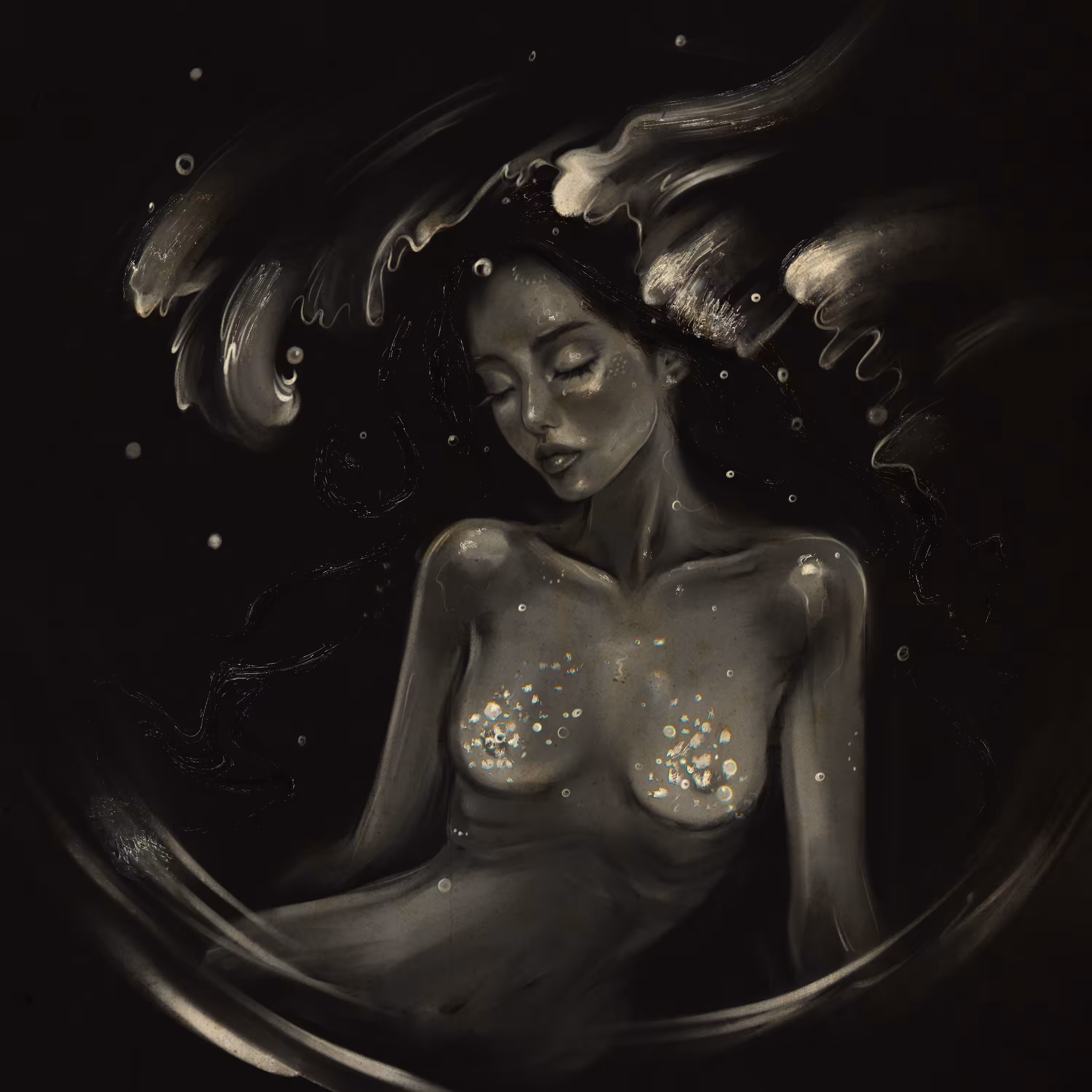 She who born from the sea foam