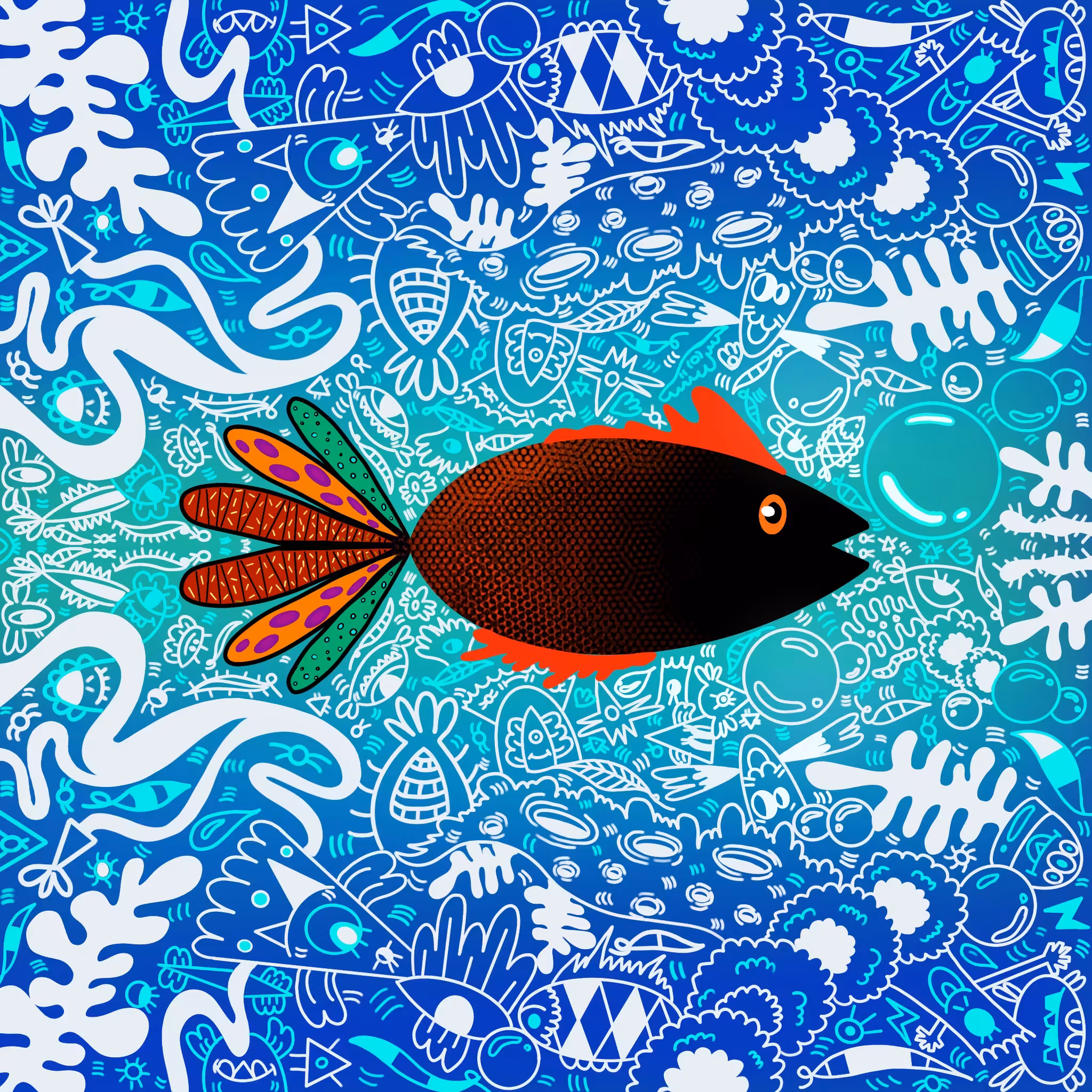 Fish Doodle #005