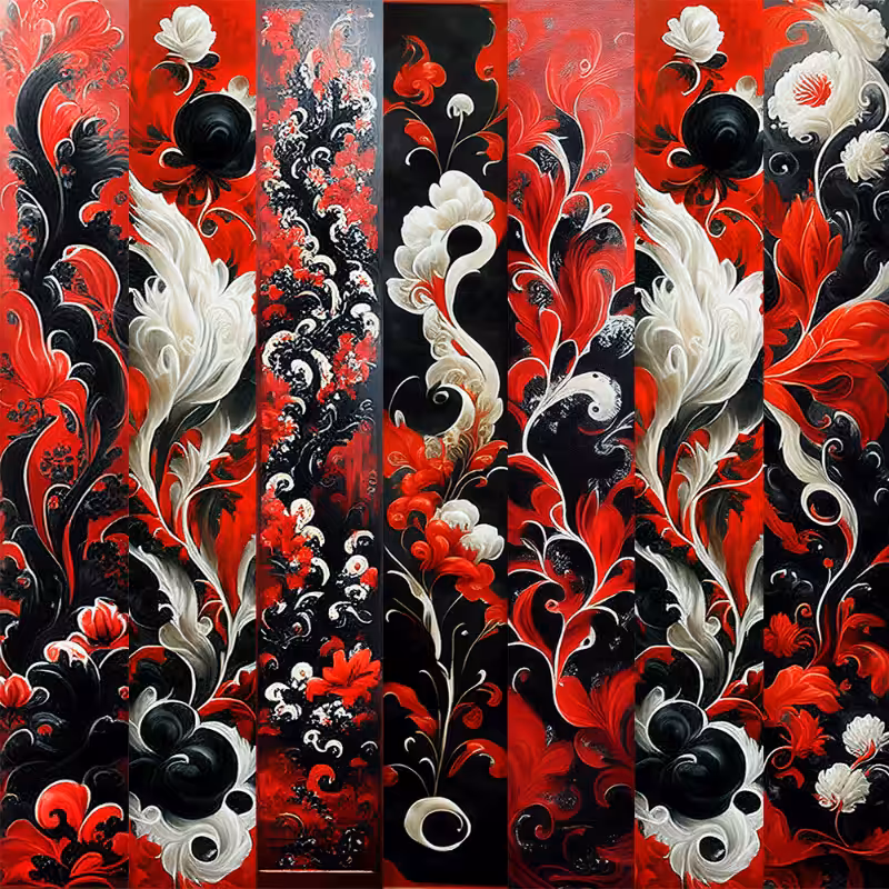AI Chinese Flowers #9