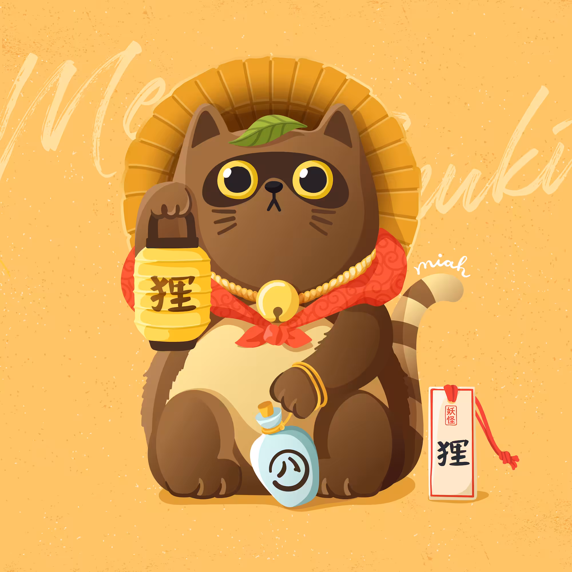 Manekineko x Yokai : Meow Tanuki