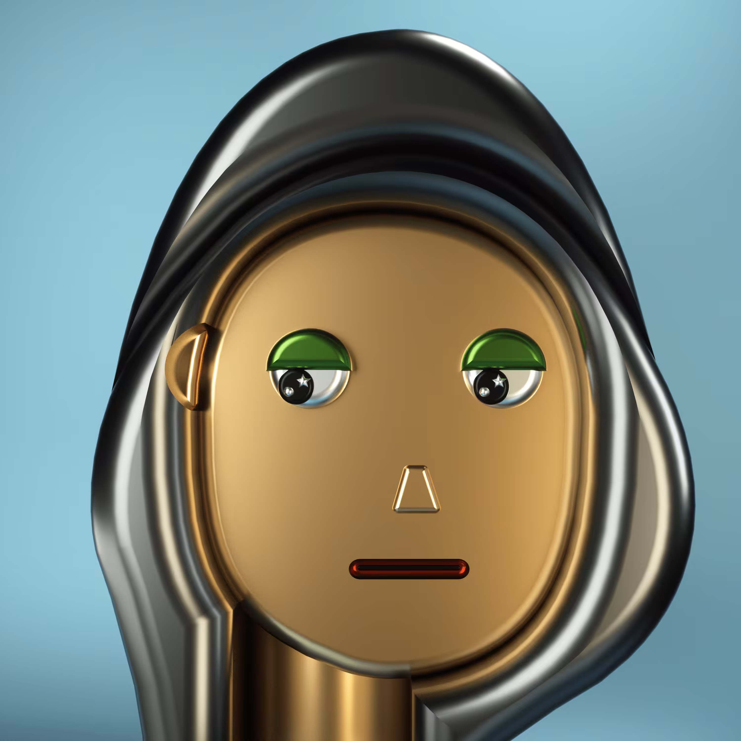 3D Chrome Punk #0641