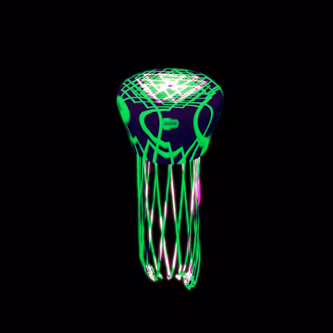 Generative Jellfish: Polygonic 2 - 017