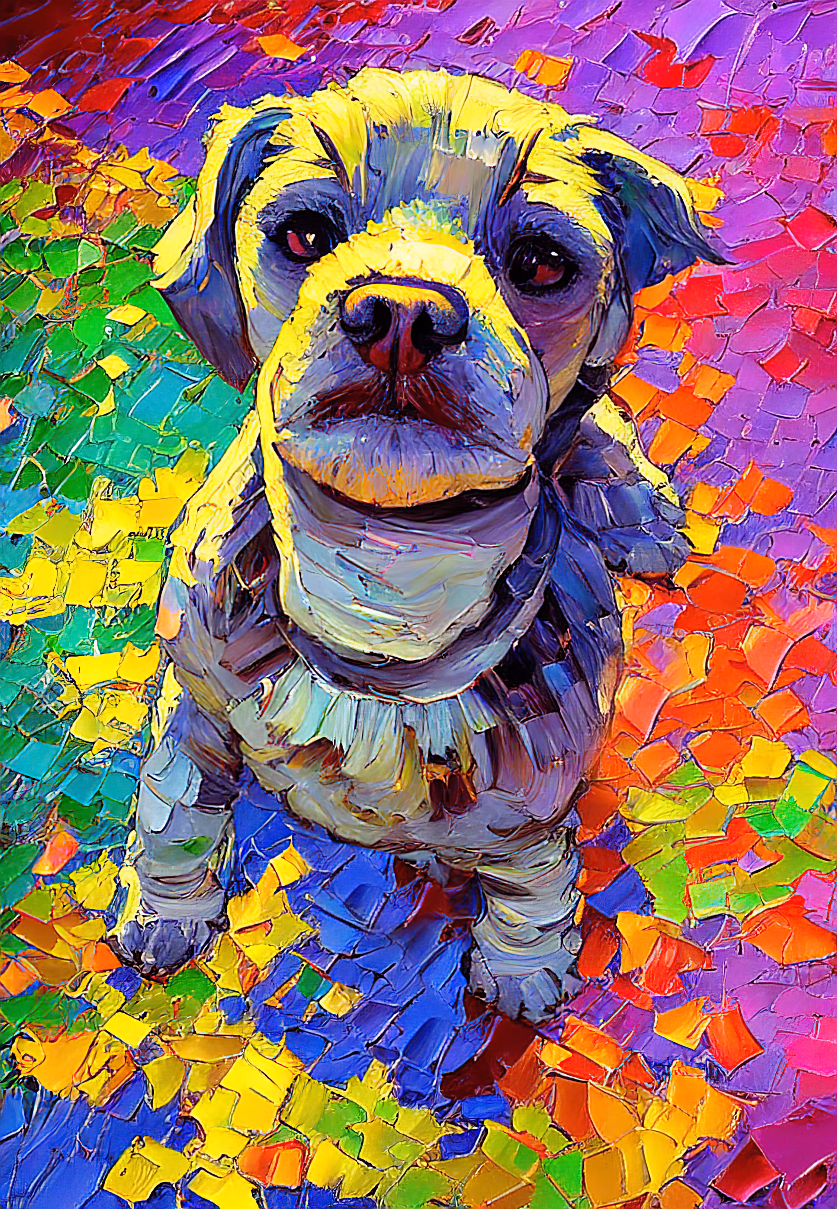 pAInting: Nature Dog #7